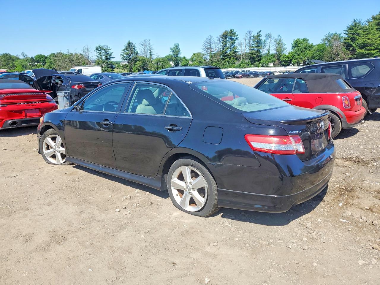 2011 Toyota Camry Se V6 Black vin: 4T1BK3EK2BU117990