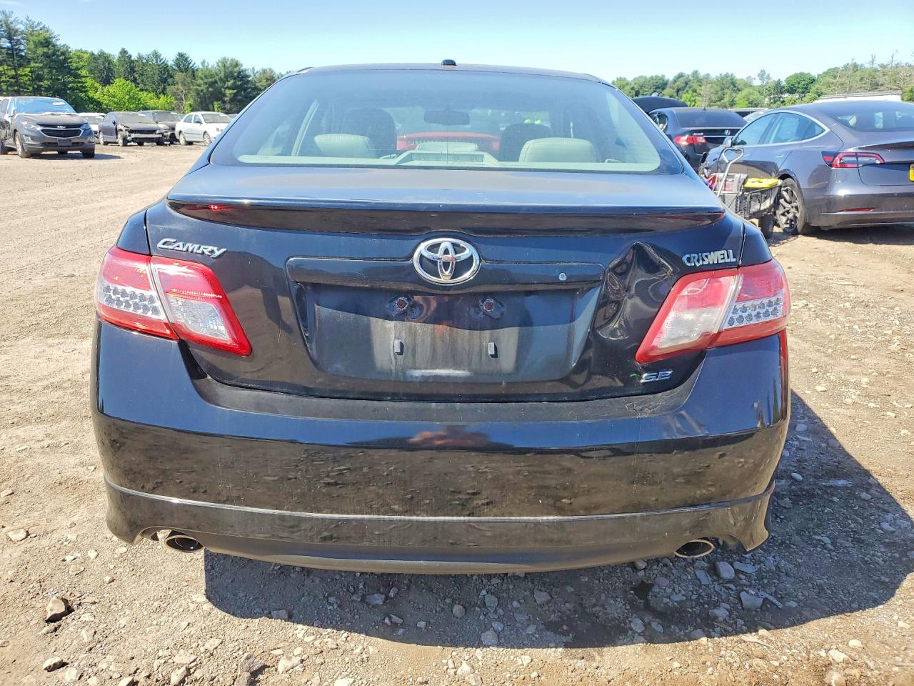 2011 Toyota Camry Se V6 Black vin: 4T1BK3EK2BU117990