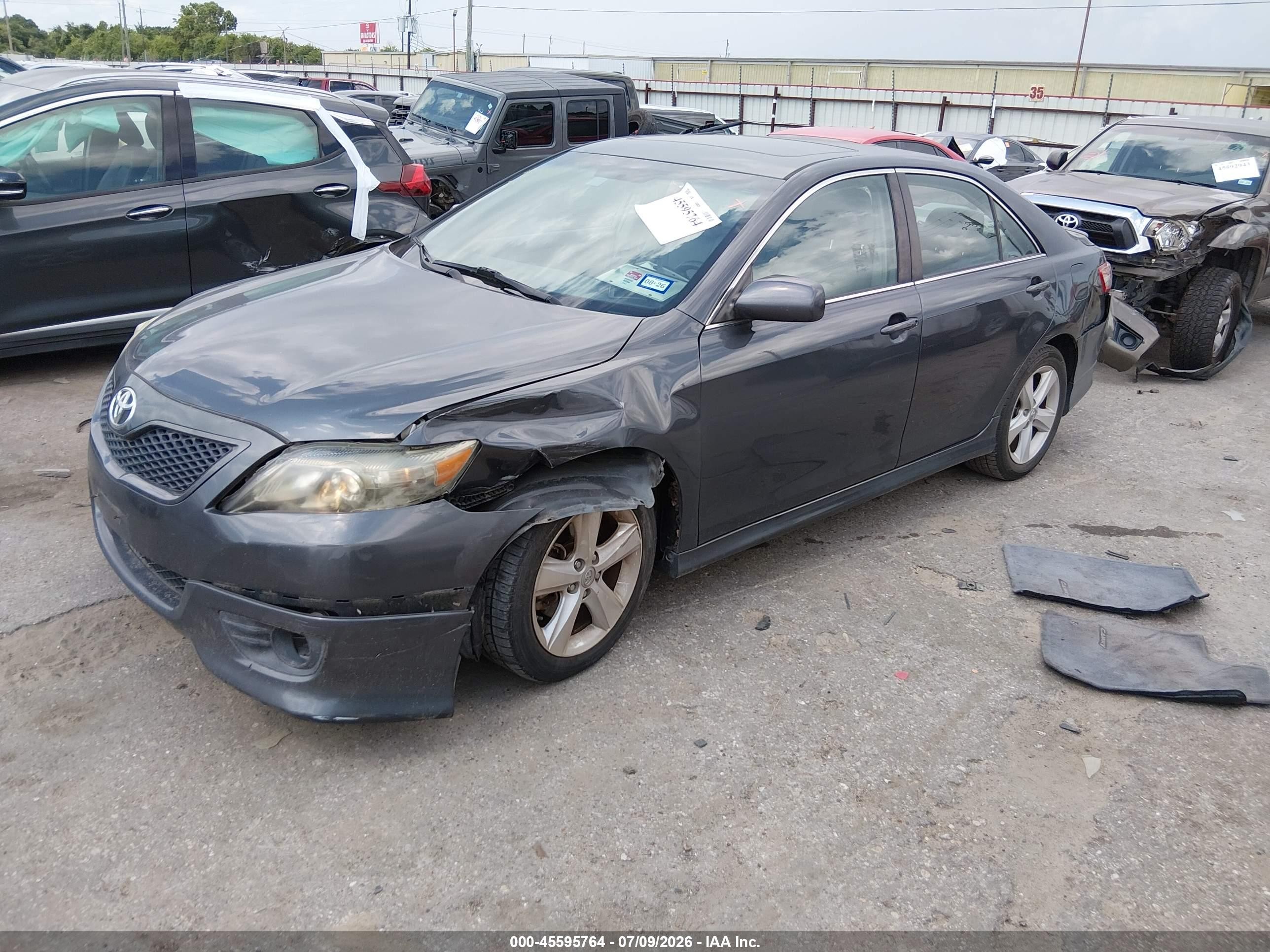 2011 Toyota Camry Se V6 Gray vin: 4T1BK3EK2BU118475