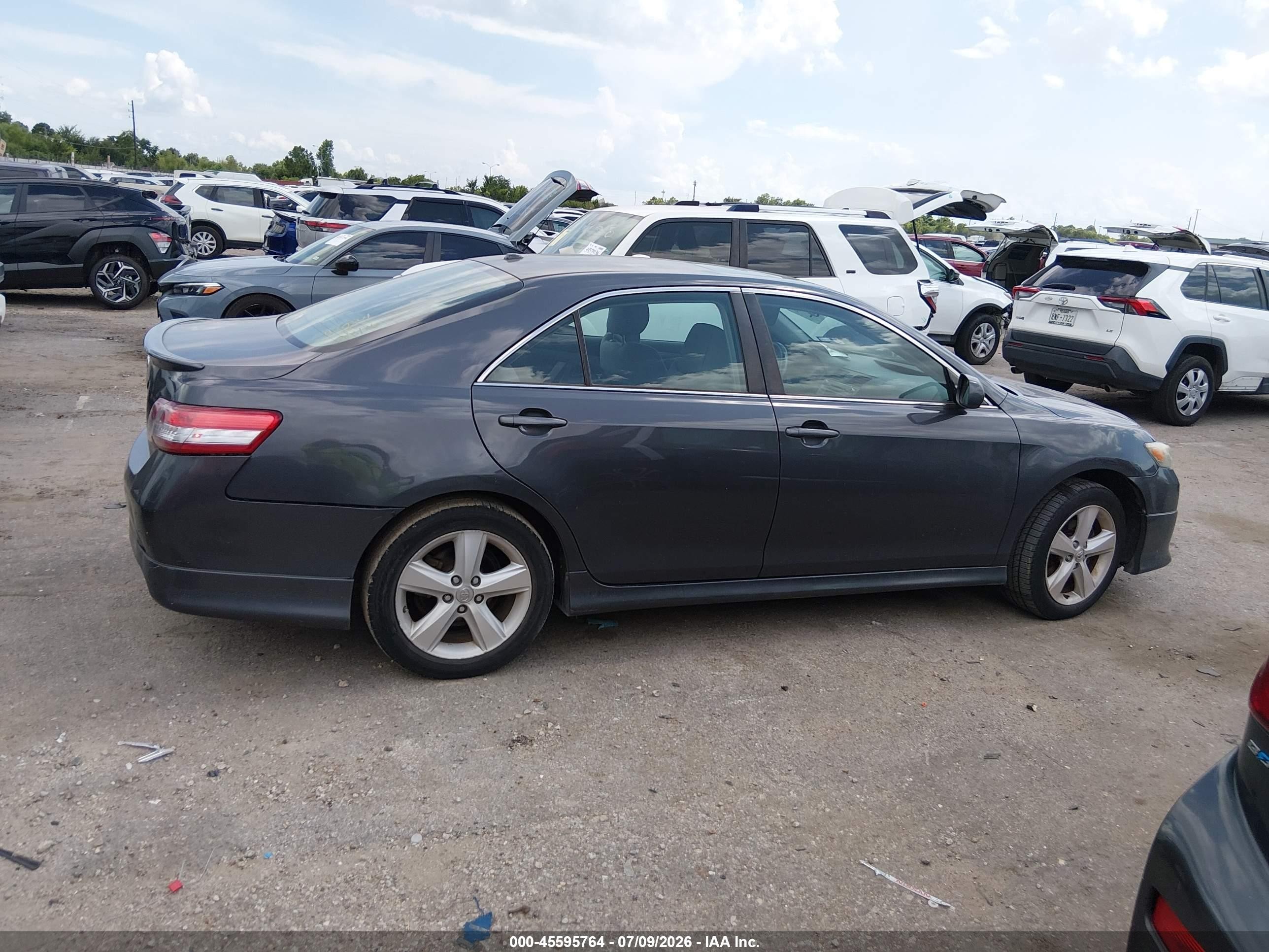 2011 Toyota Camry Se V6 Gray vin: 4T1BK3EK2BU118475