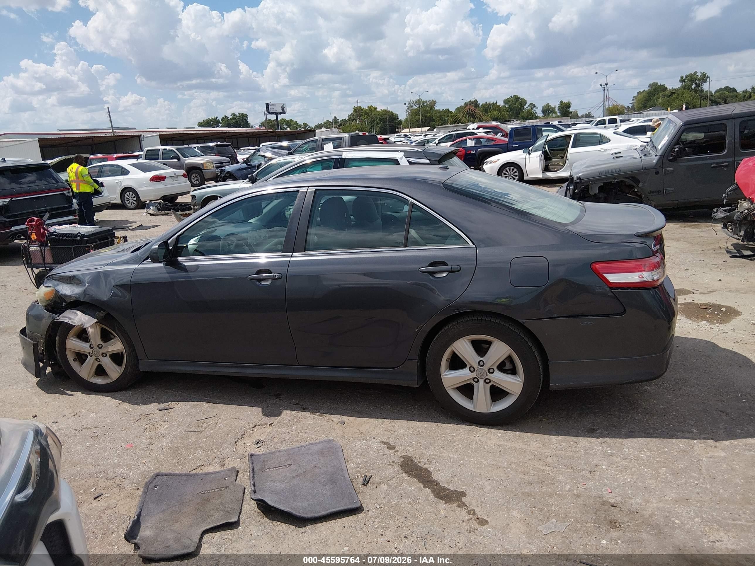 2011 Toyota Camry Se V6 Gray vin: 4T1BK3EK2BU118475