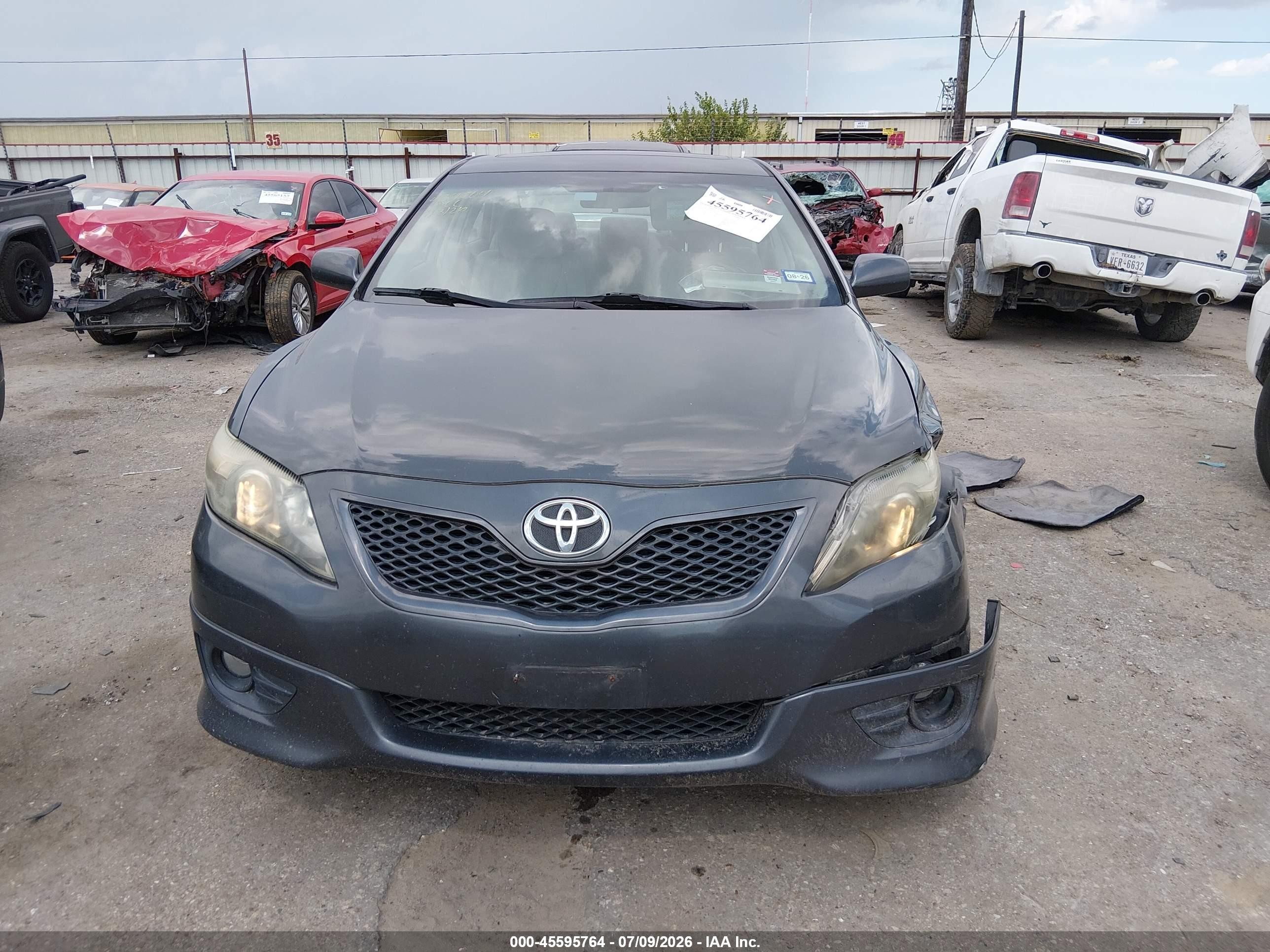 2011 Toyota Camry Se V6 Gray vin: 4T1BK3EK2BU118475