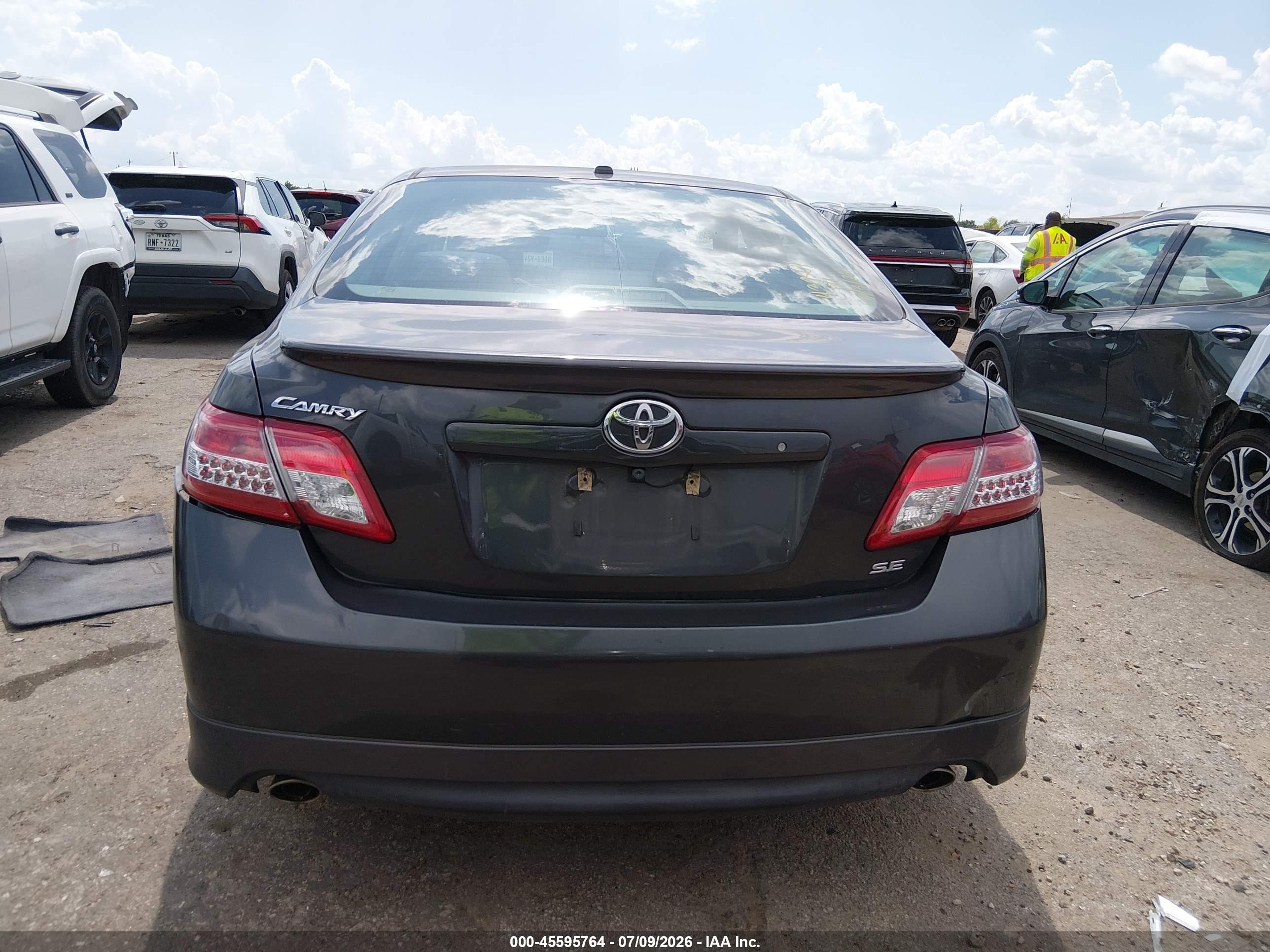2011 Toyota Camry Se V6 Gray vin: 4T1BK3EK2BU118475