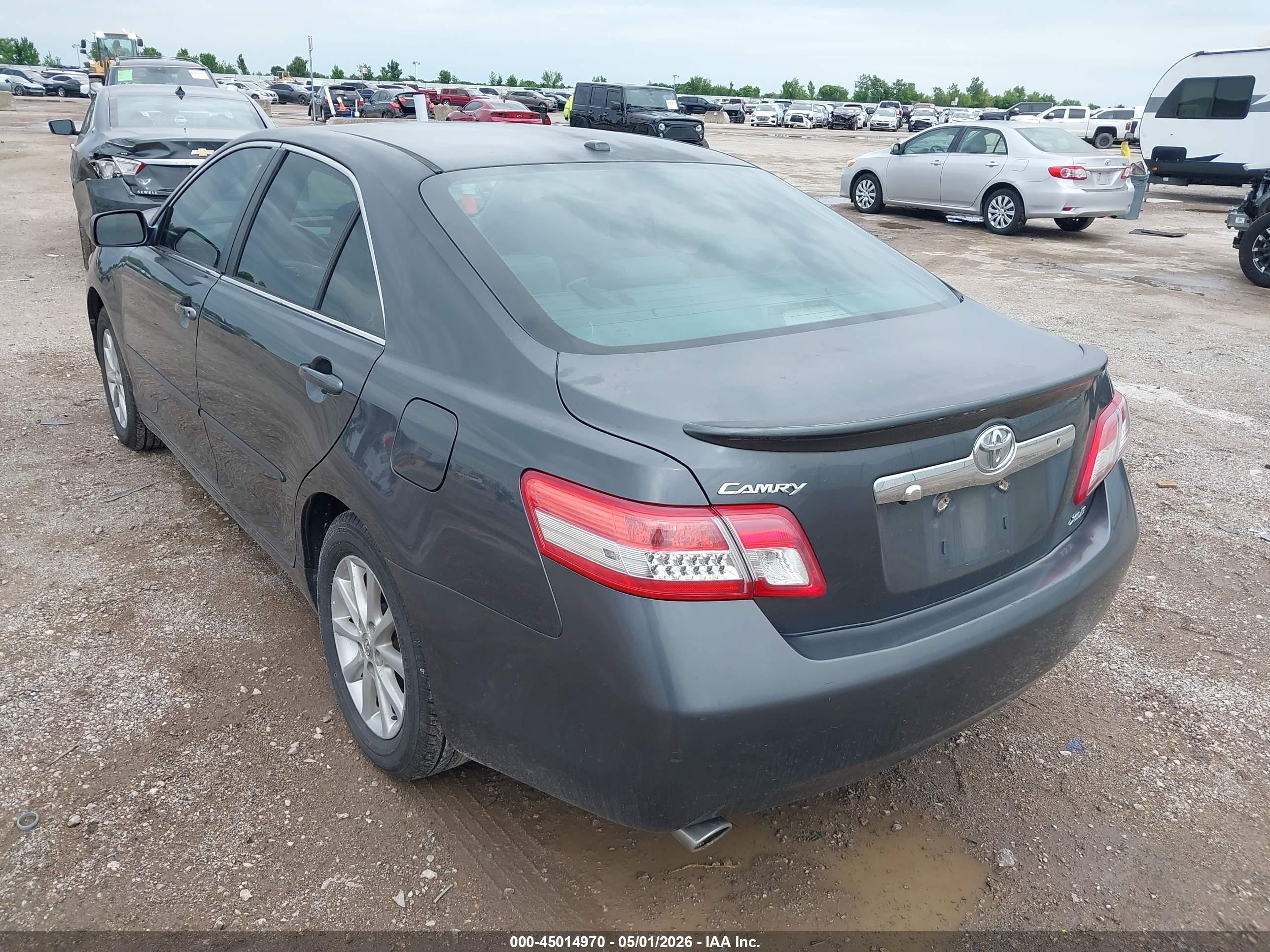 2011 Toyota Camry Xle V6 Серый vin: 4T1BK3EK2BU119500