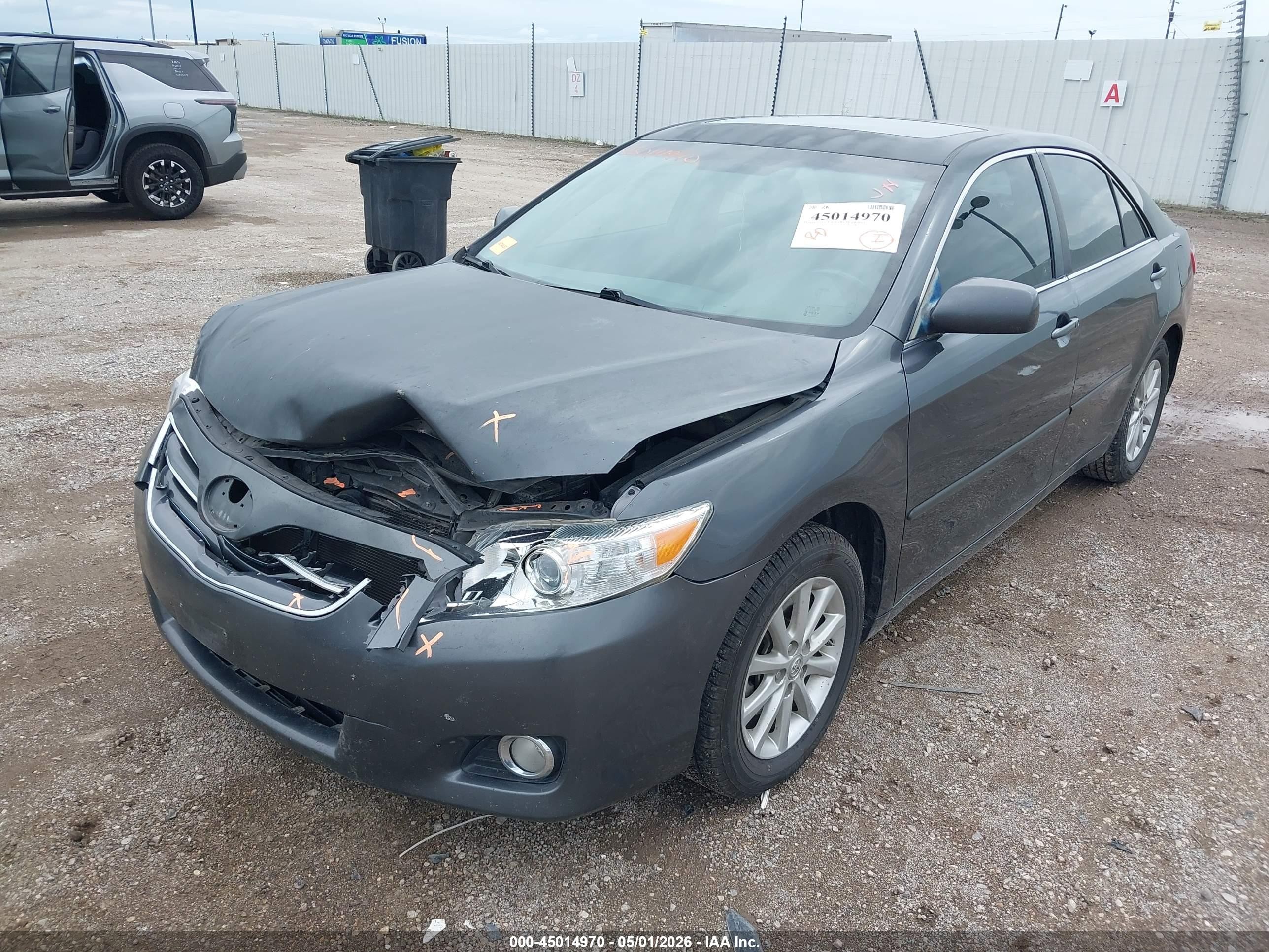 2011 Toyota Camry Xle V6 Серый vin: 4T1BK3EK2BU119500