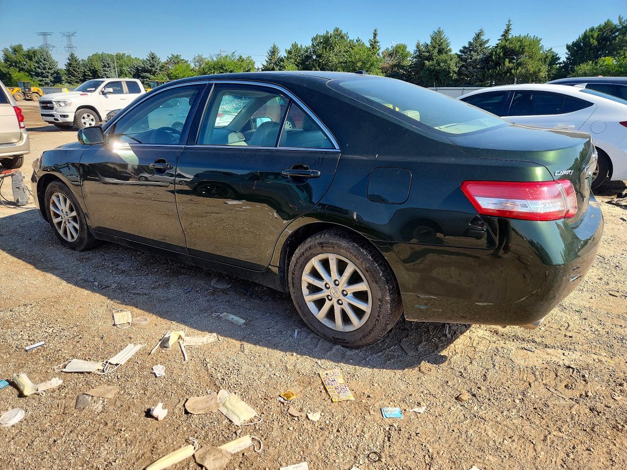 2011 Toyota Camry Xle V6 Green vin: 4T1BK3EK2BU613517