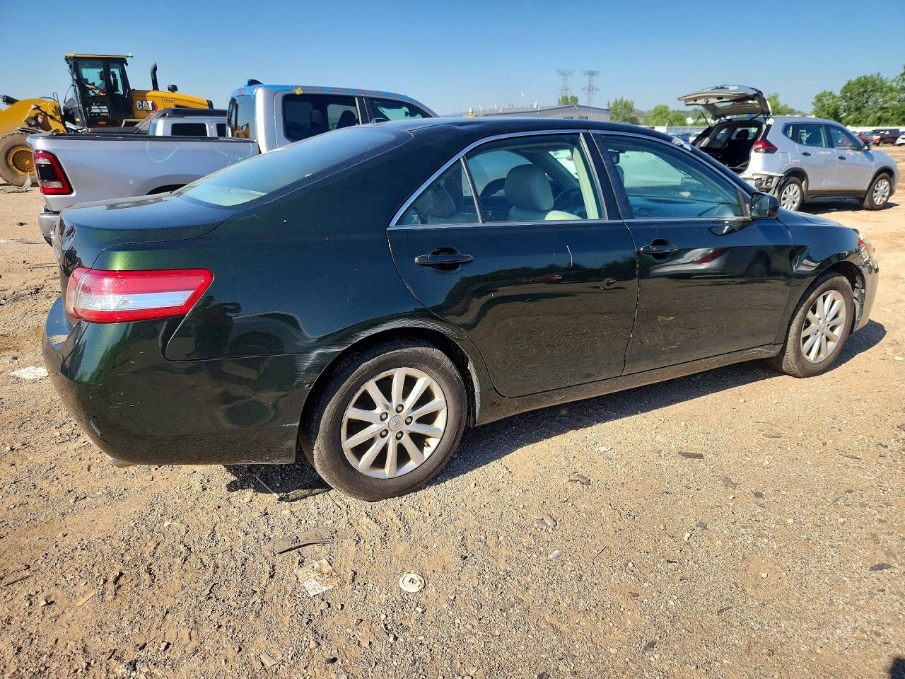 2011 Toyota Camry Xle V6 Green vin: 4T1BK3EK2BU613517
