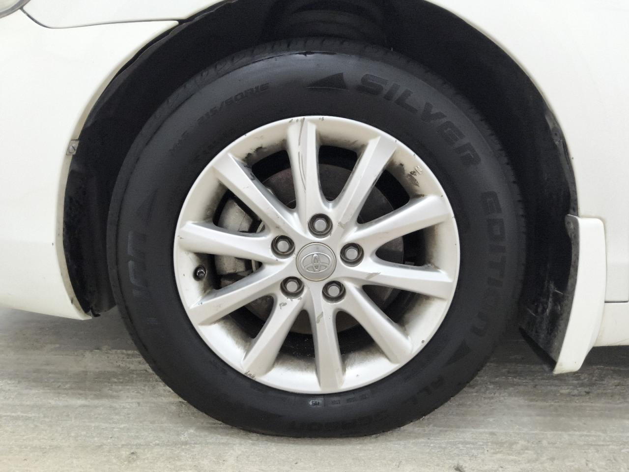 2011 Toyota Camry Xle V6 White vin: 4T1BK3EK2BU618880 Damage: Left Front Wheel, Curb Rash, > 12 Inches