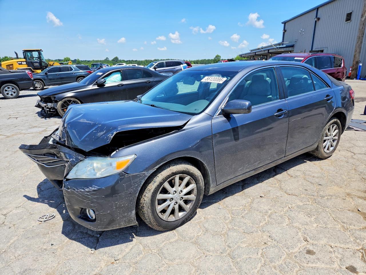 2011 Toyota Camry Xle V6 Gray vin: 4T1BK3EK2BU623979