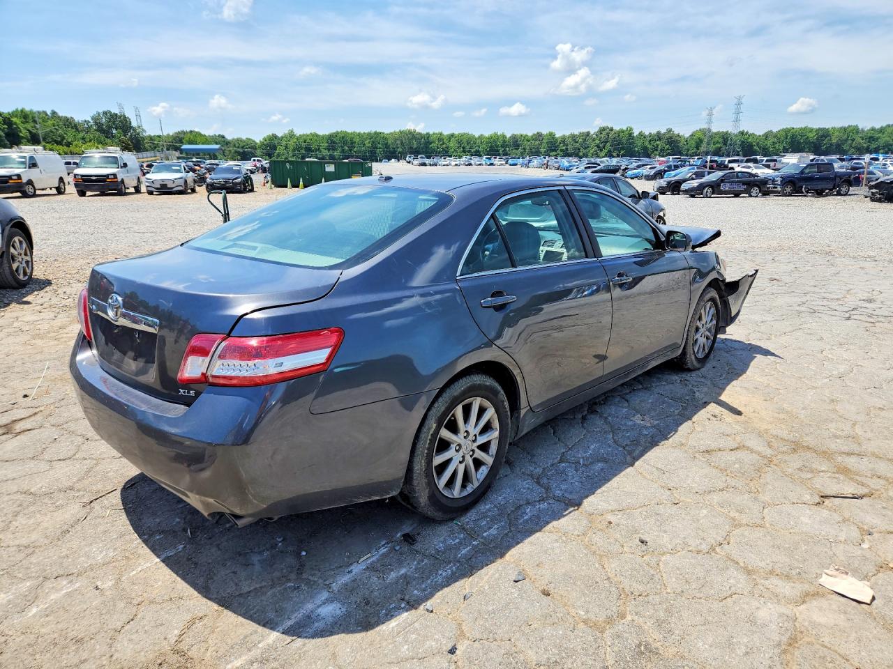 2011 Toyota Camry Xle V6 Gray vin: 4T1BK3EK2BU623979
