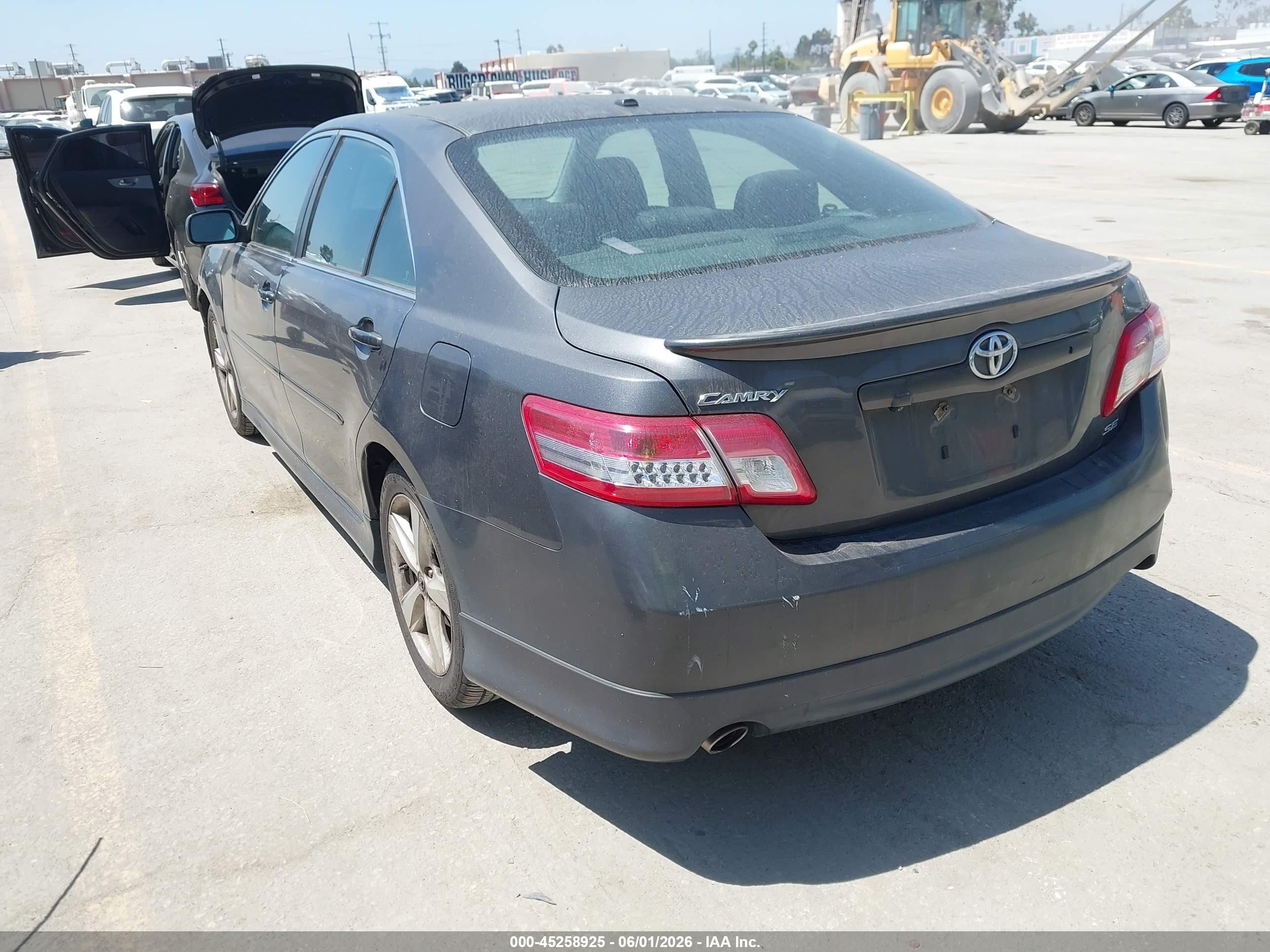 2010 Toyota Camry Se V6 Gray vin: 4T1BK3EK3AU099076