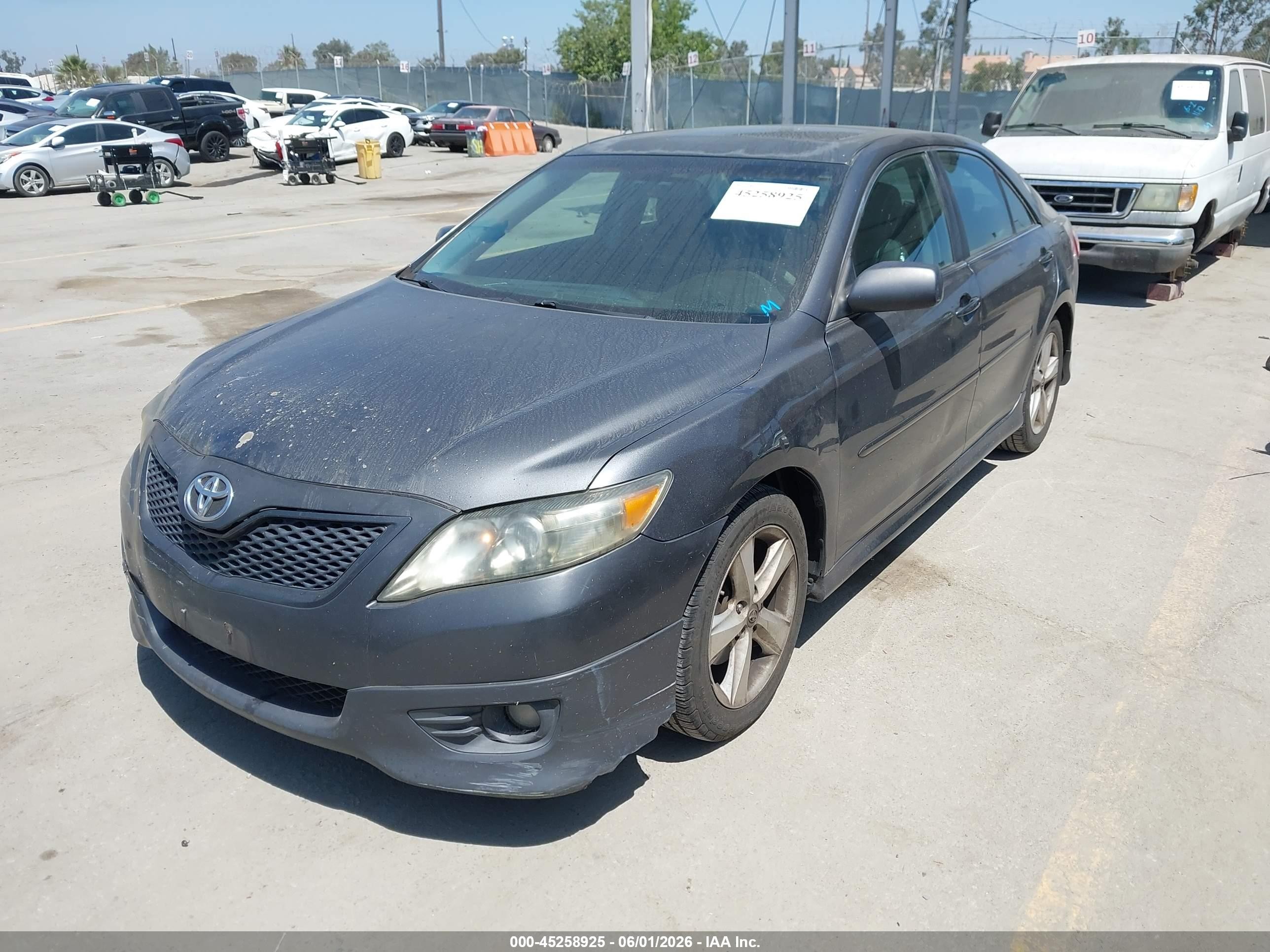 2010 Toyota Camry Se V6 Gray vin: 4T1BK3EK3AU099076
