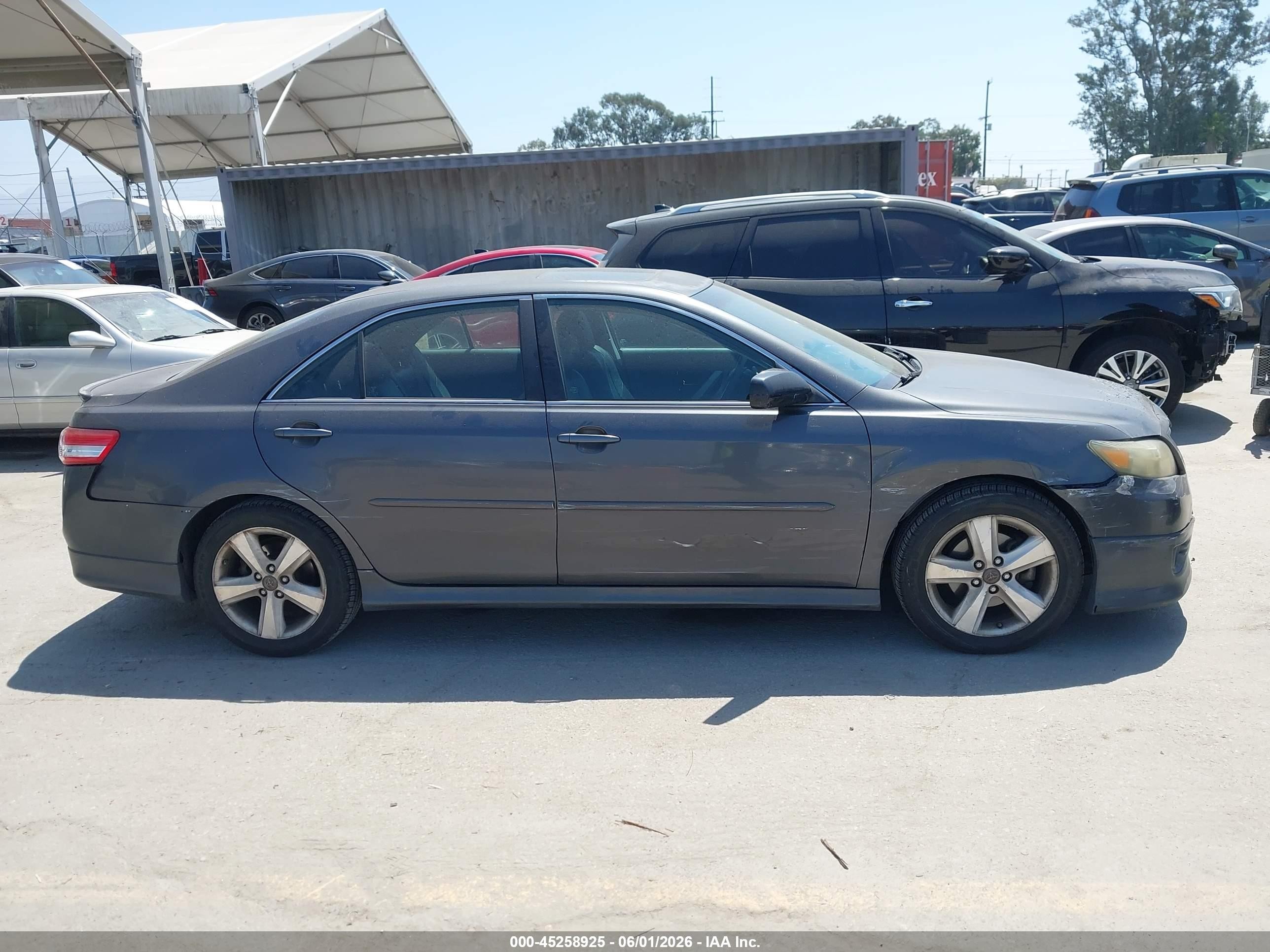 2010 Toyota Camry Se V6 Gray vin: 4T1BK3EK3AU099076