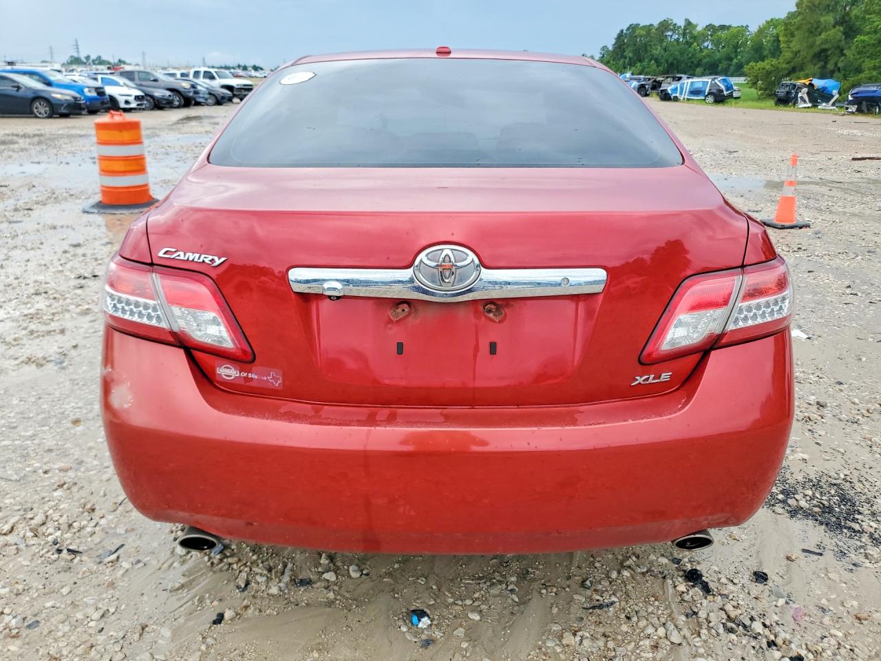 2010 Toyota Camry Xle V6 Red vin: 4T1BK3EK3AU103496