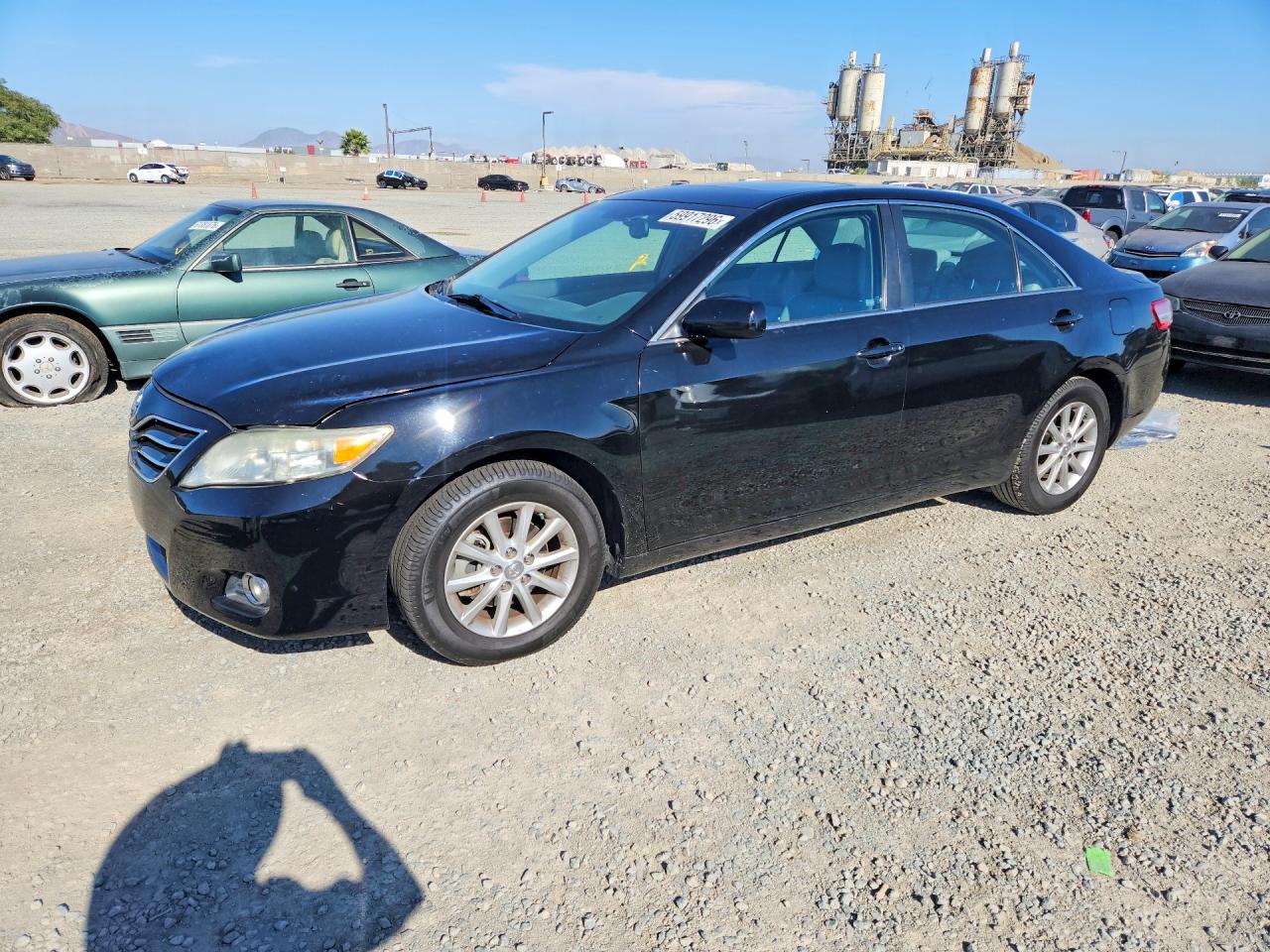 2010 Toyota Camry Xle V6 Black vin: 4T1BK3EK3AU108388