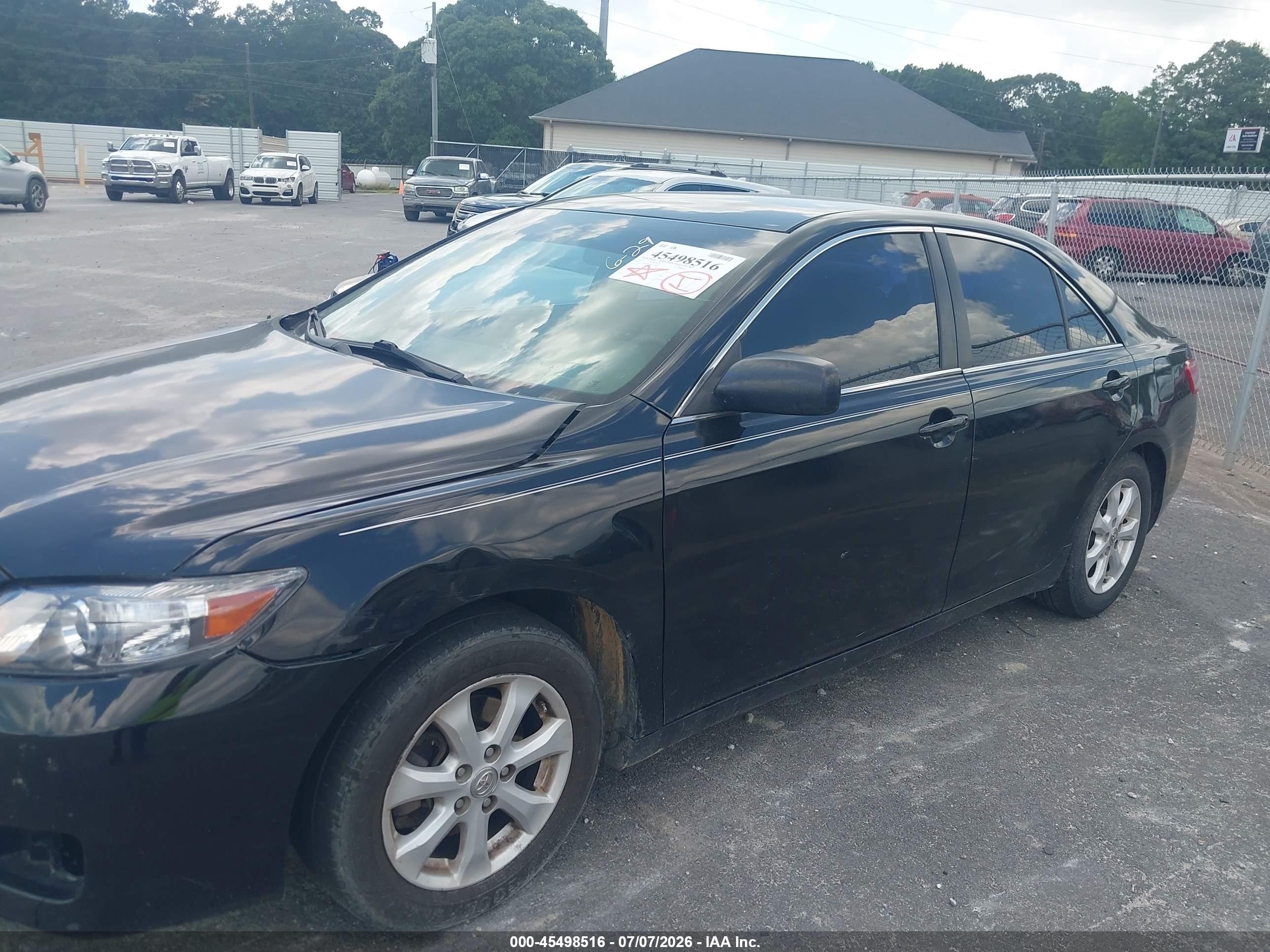 2011 Toyota Camry Le V6 Black vin: 4T1BK3EK3BU122048