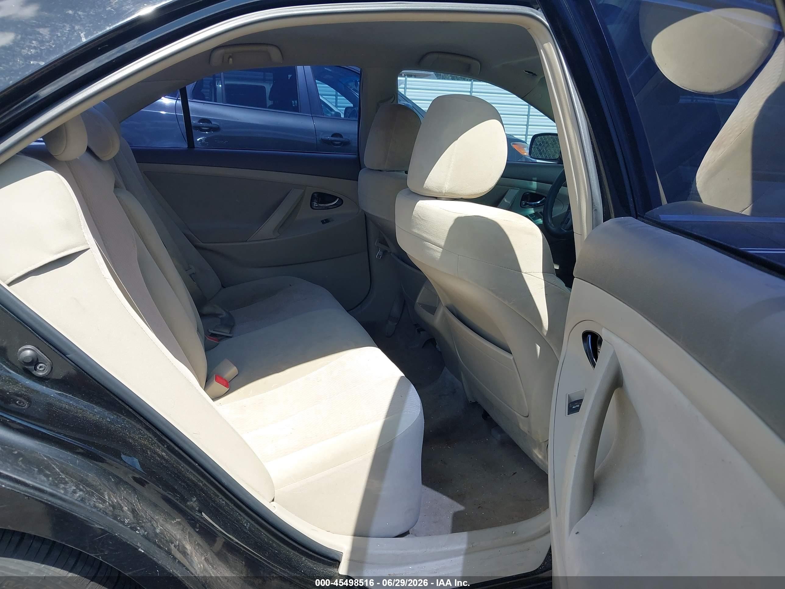 2011 Toyota Camry Le V6 Black vin: 4T1BK3EK3BU122048