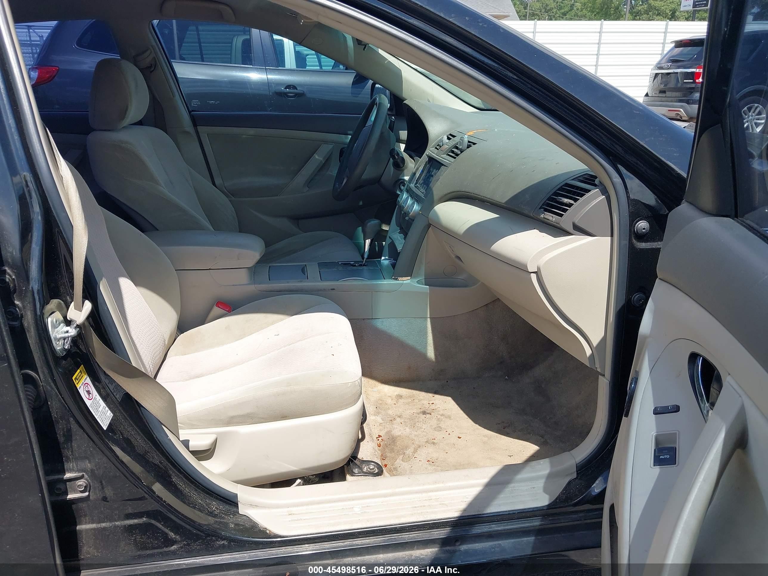 2011 Toyota Camry Le V6 Black vin: 4T1BK3EK3BU122048