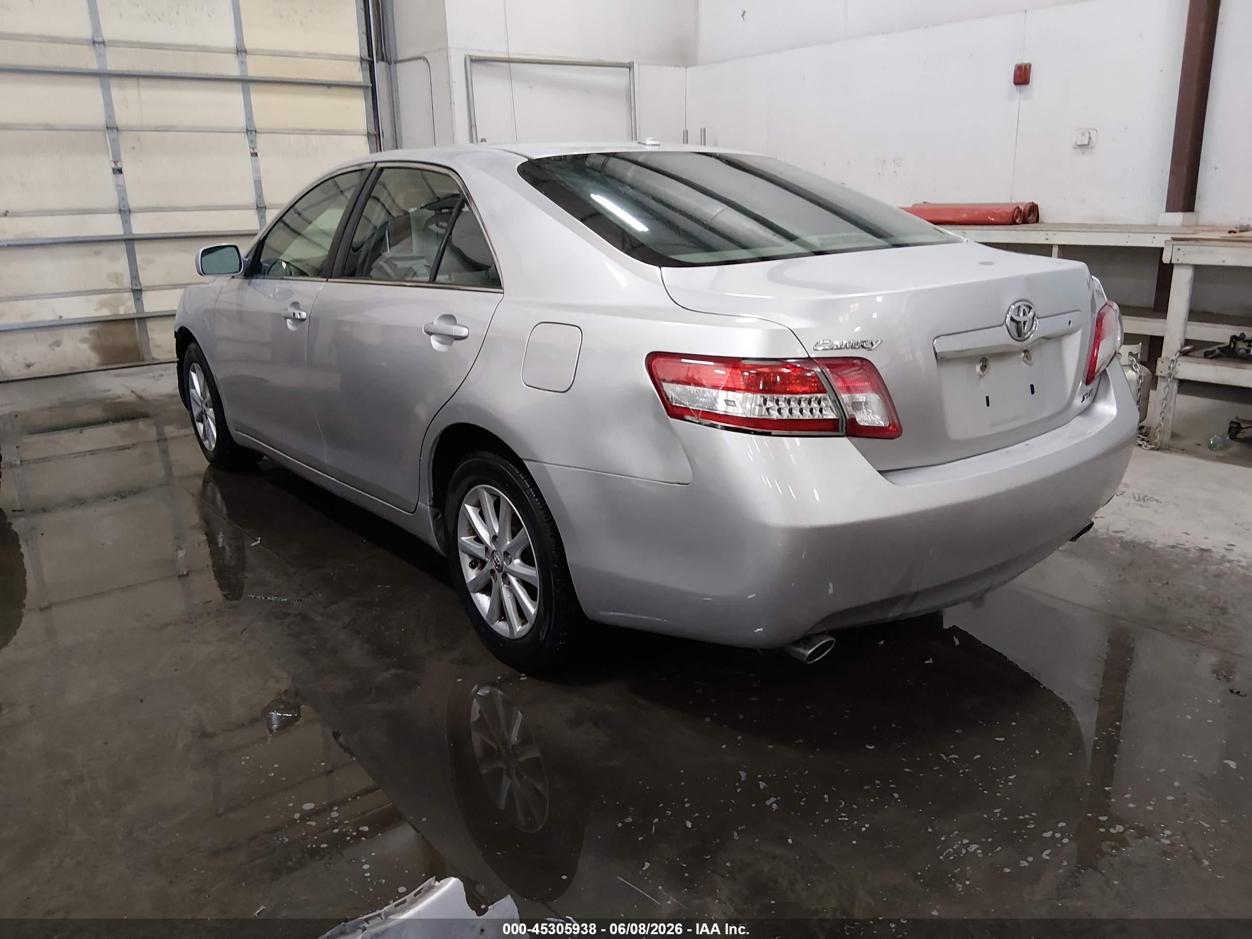 2011 Toyota Camry Xle V6 Silver vin: 4T1BK3EK3BU129159