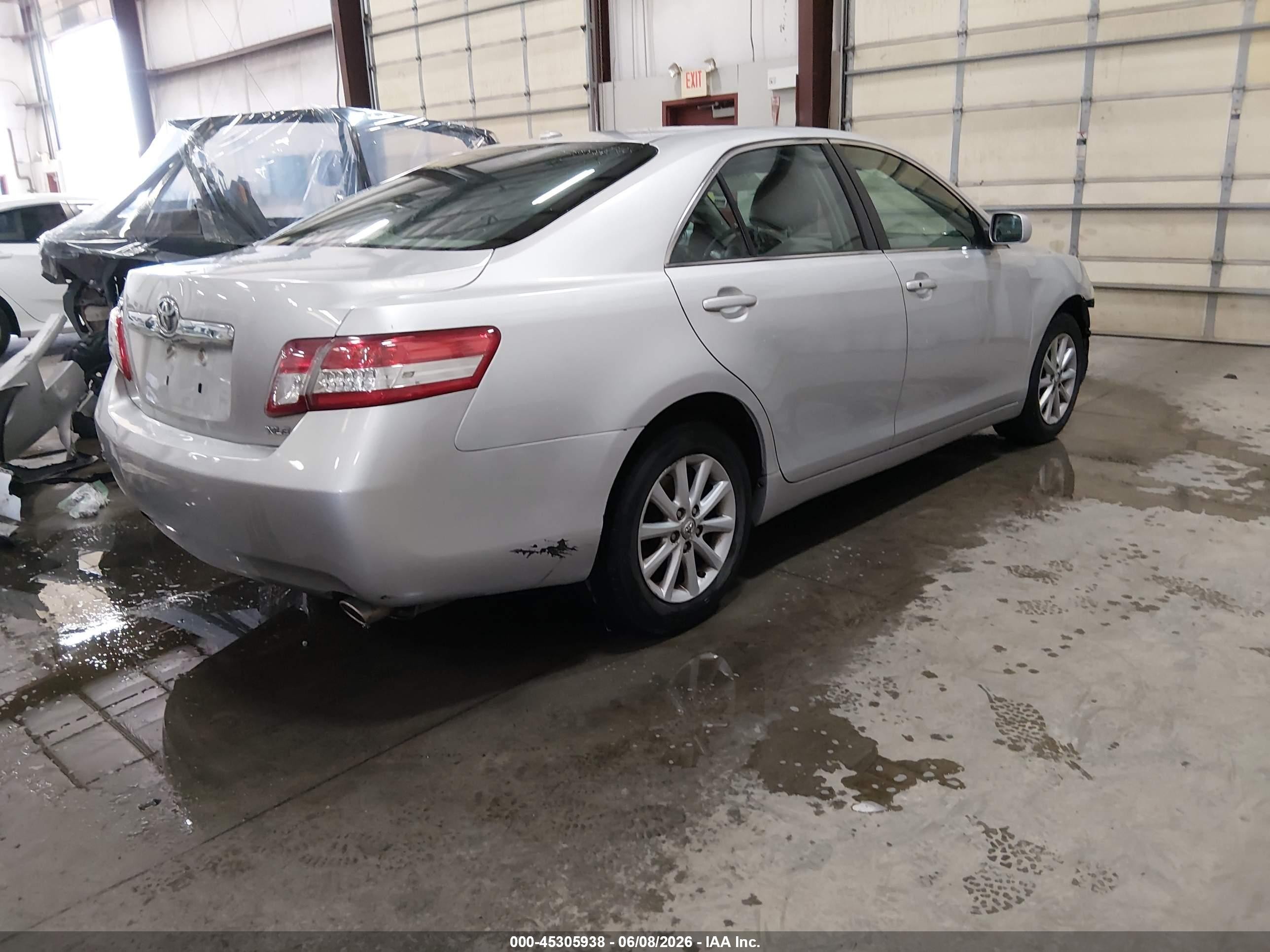 2011 Toyota Camry Xle V6 Silver vin: 4T1BK3EK3BU129159