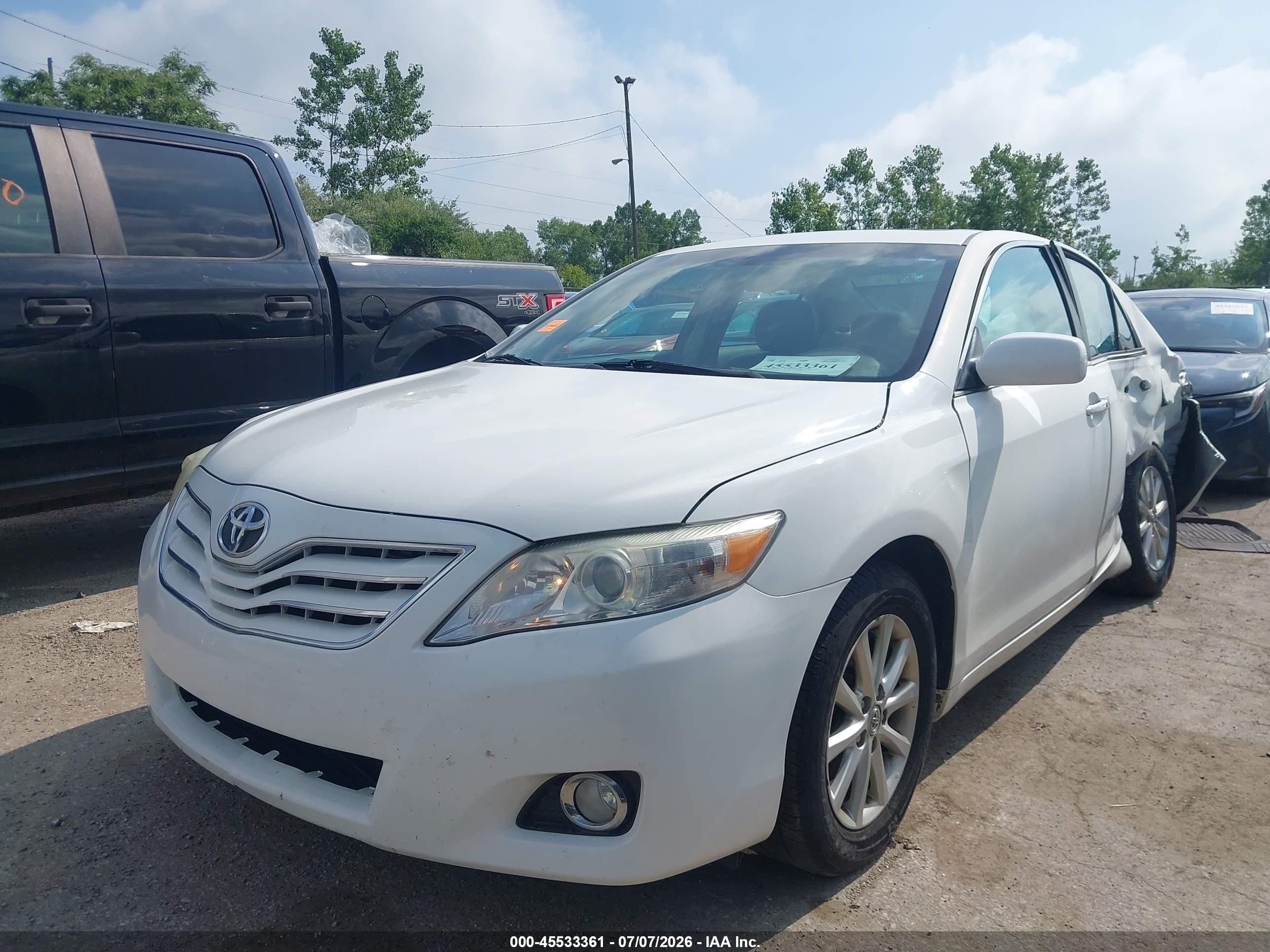 2011 Toyota Camry Xle V6 Белый vin: 4T1BK3EK3BU610352
