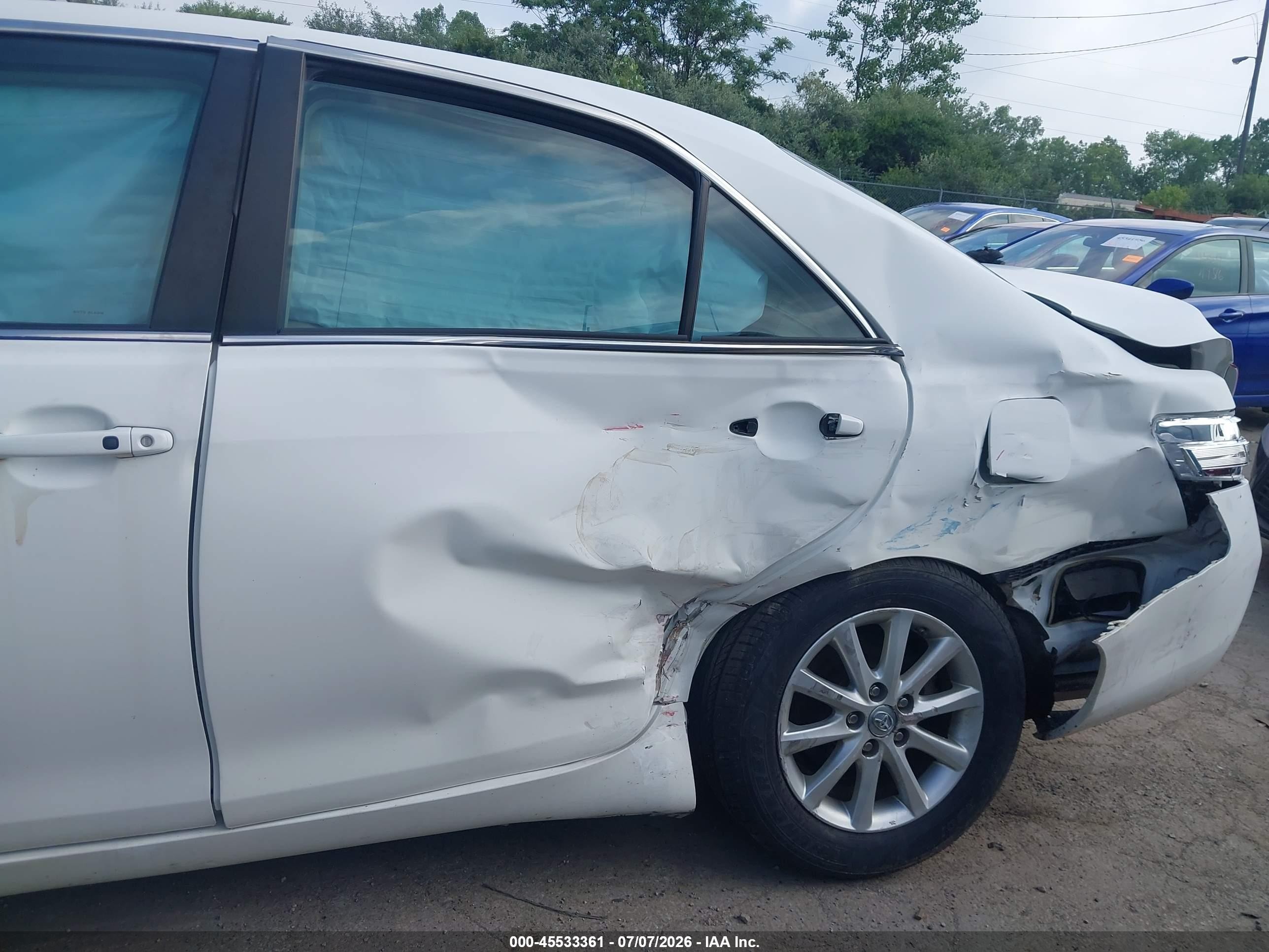 2011 Toyota Camry Xle V6 Белый vin: 4T1BK3EK3BU610352