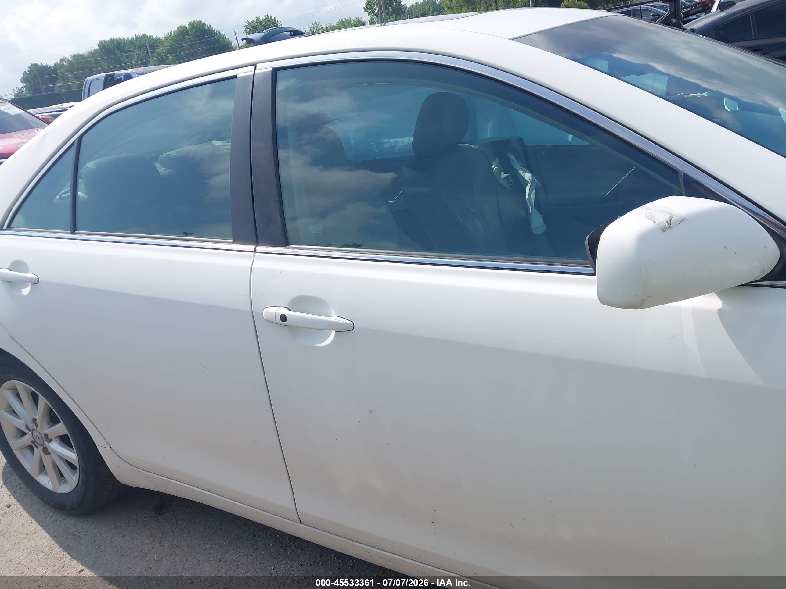 2011 Toyota Camry Xle V6 Белый vin: 4T1BK3EK3BU610352