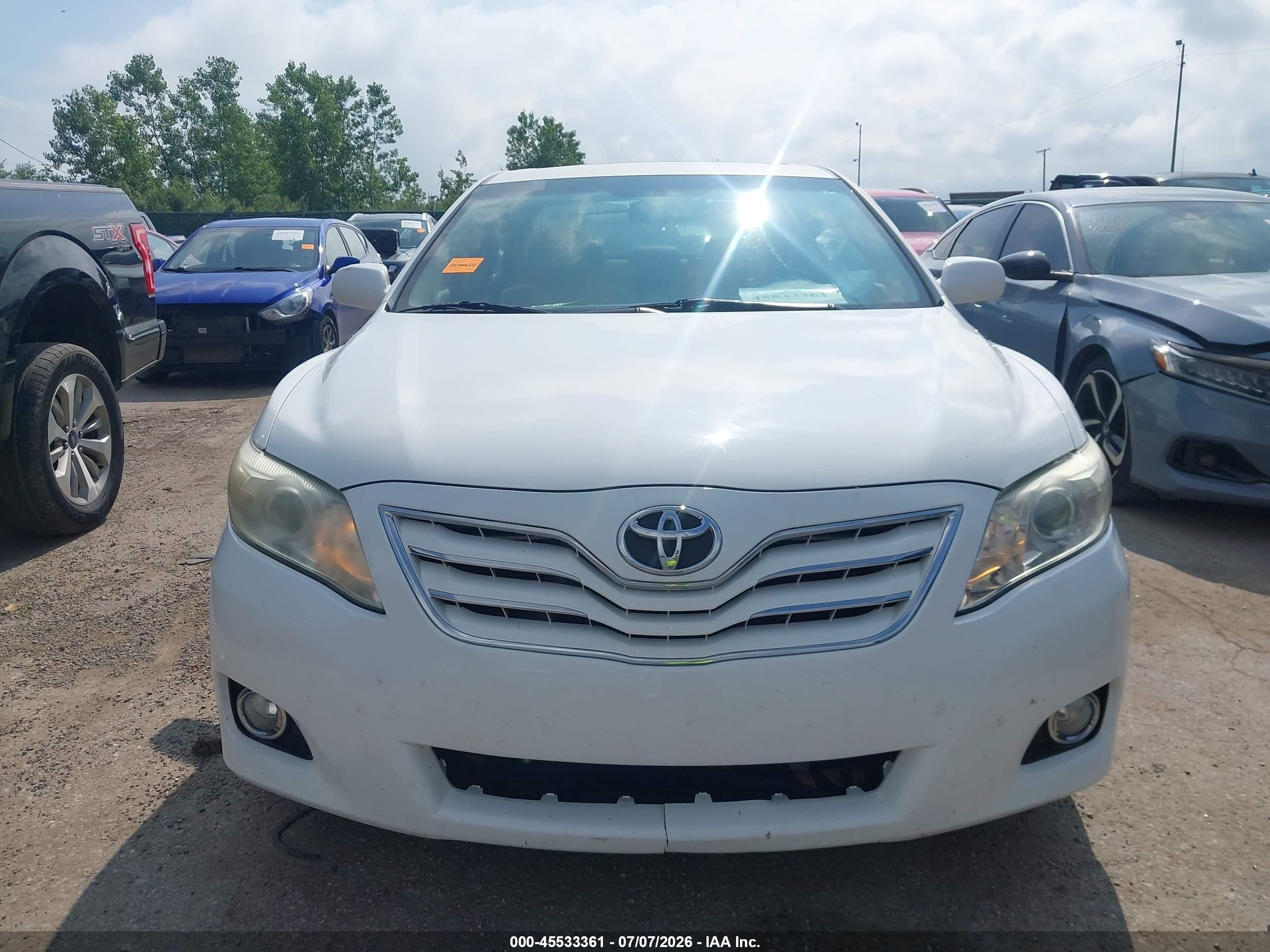 2011 Toyota Camry Xle V6 Белый vin: 4T1BK3EK3BU610352