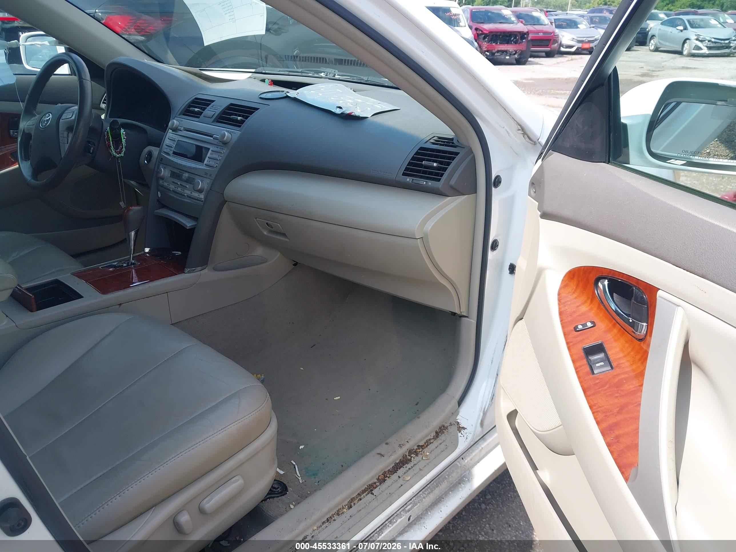 2011 Toyota Camry Xle V6 Белый vin: 4T1BK3EK3BU610352
