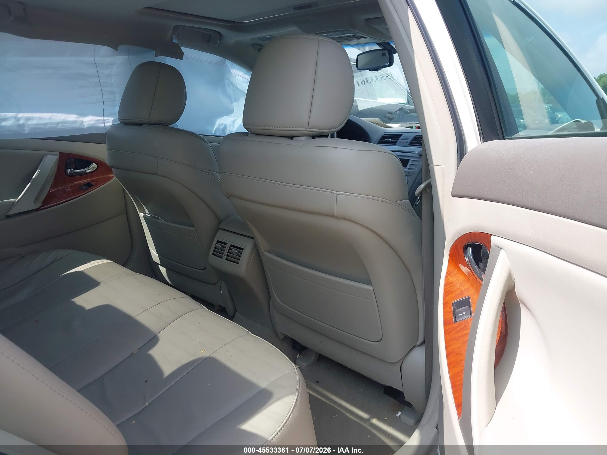 2011 Toyota Camry Xle V6 Белый vin: 4T1BK3EK3BU610352