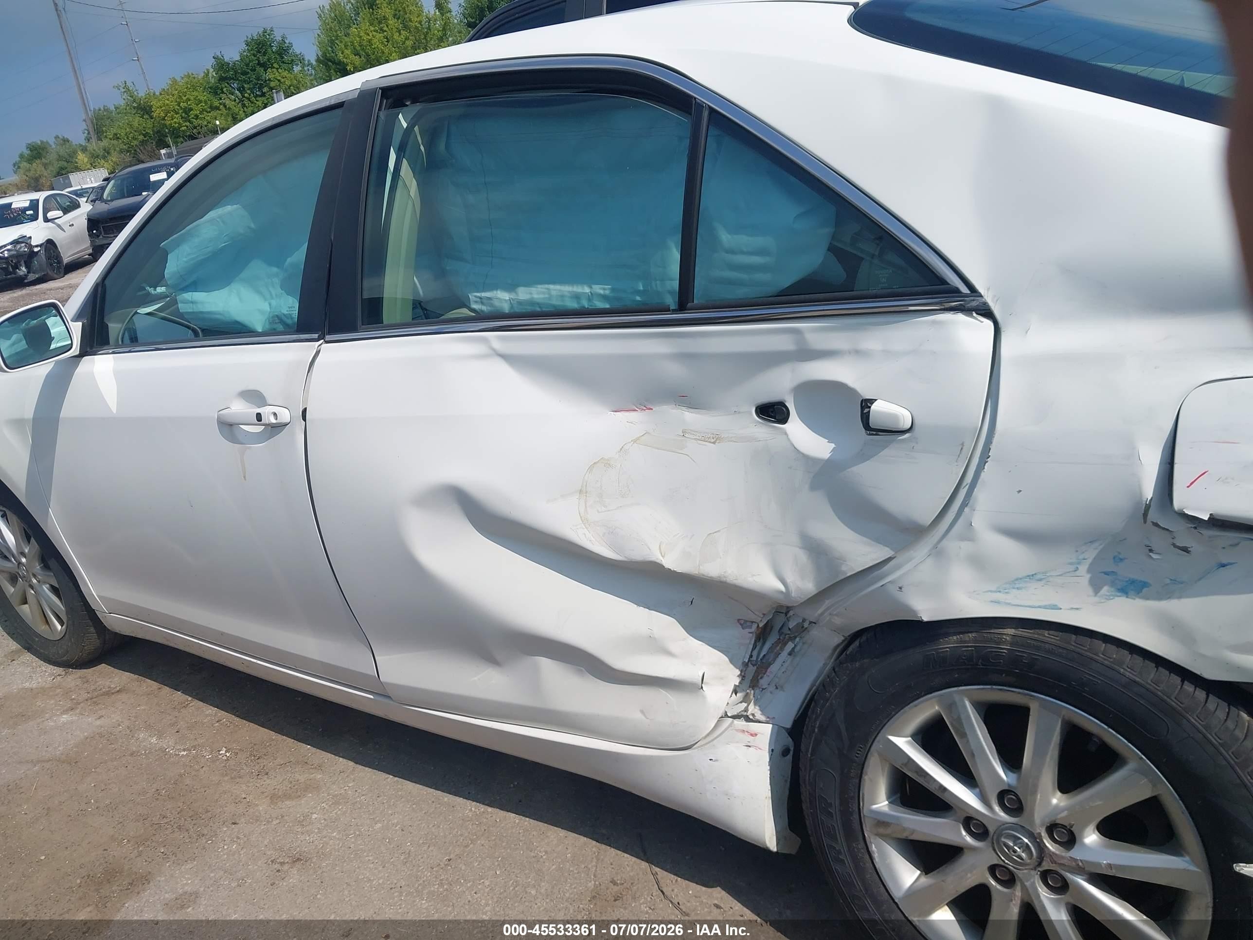 2011 Toyota Camry Xle V6 Белый vin: 4T1BK3EK3BU610352