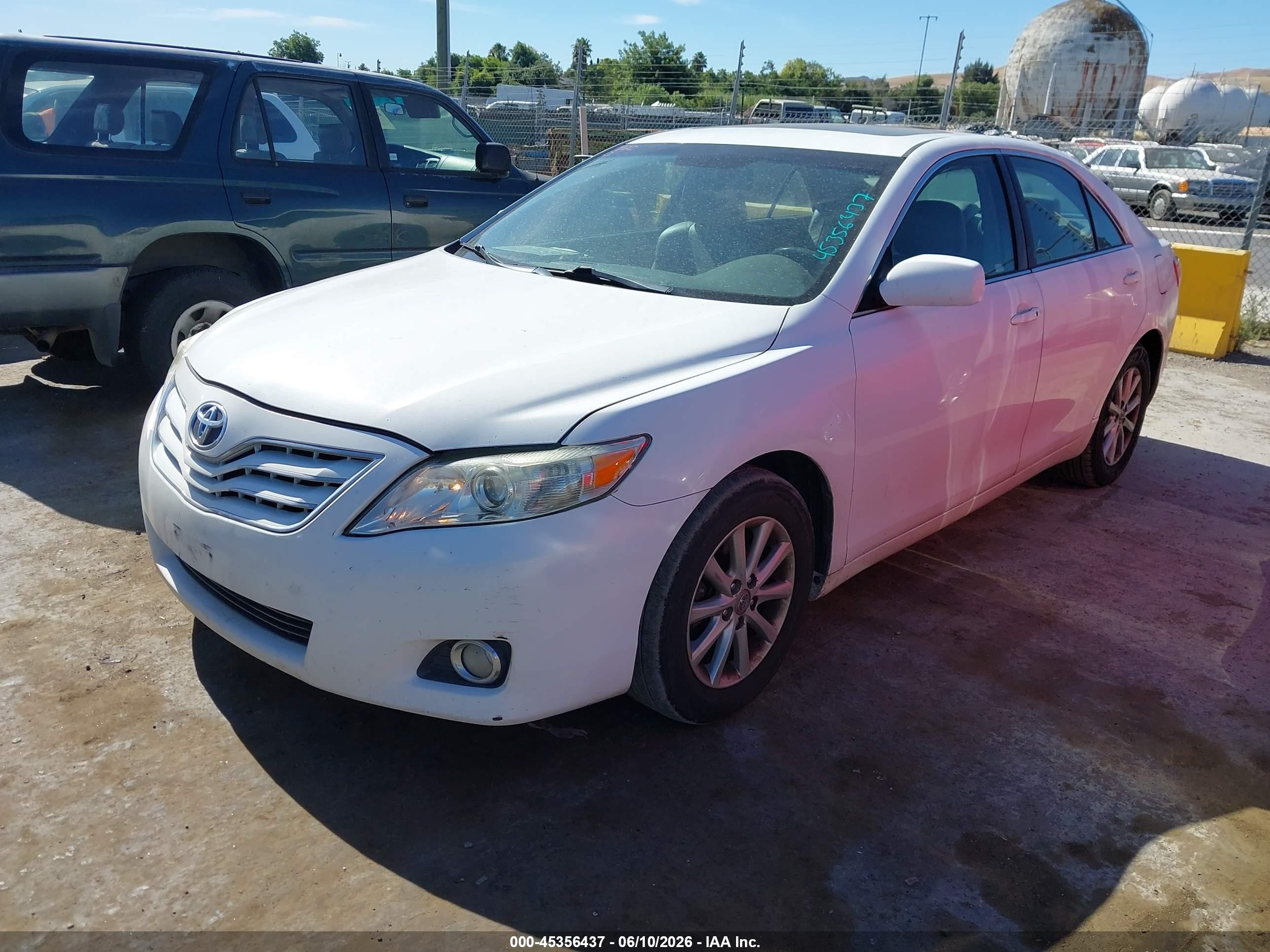 2011 Toyota Camry Xle V6 Белый vin: 4T1BK3EK3BU612523