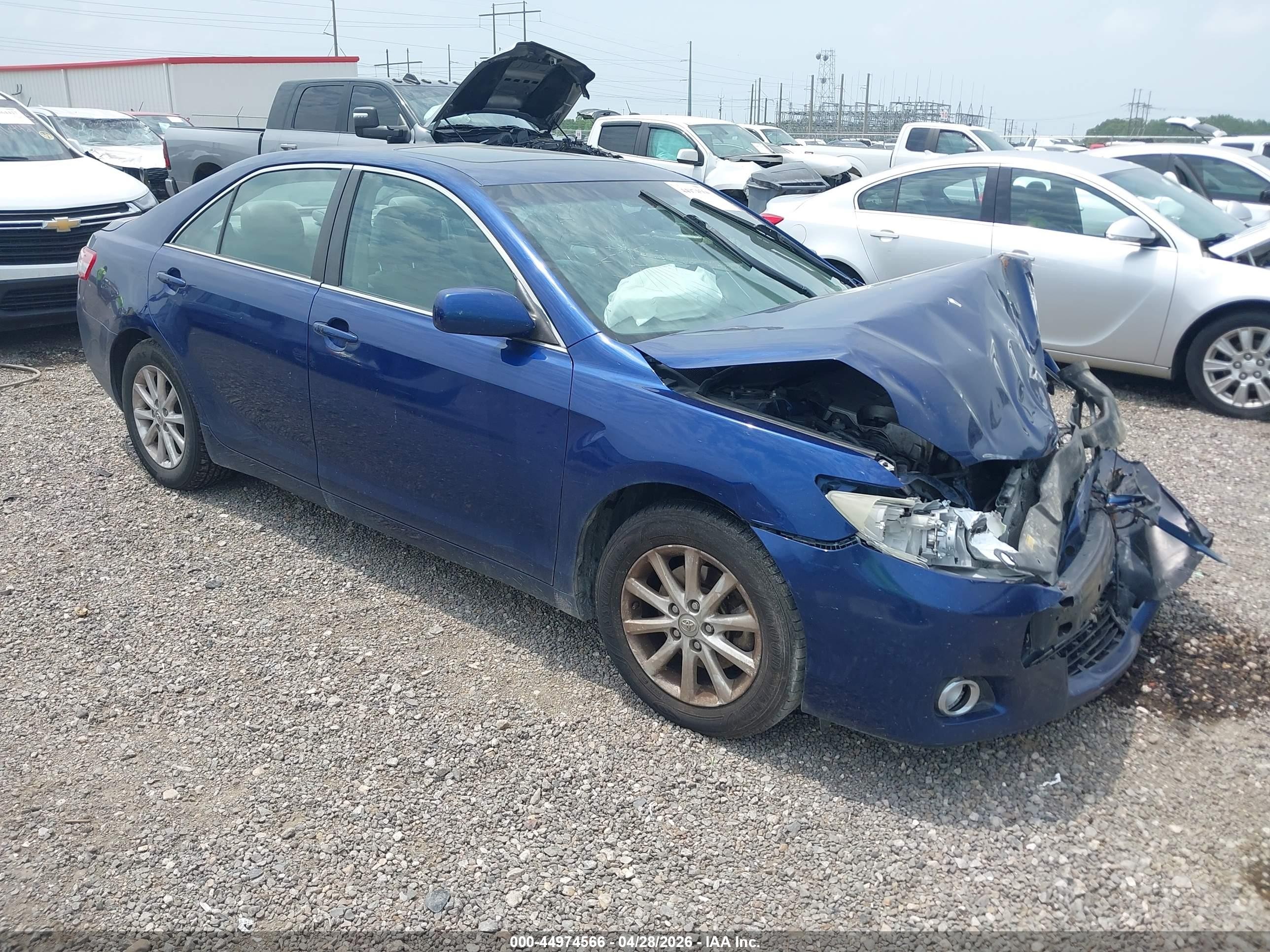2011 Toyota Camry Xle V6 Синий vin: 4T1BK3EK3BU622937