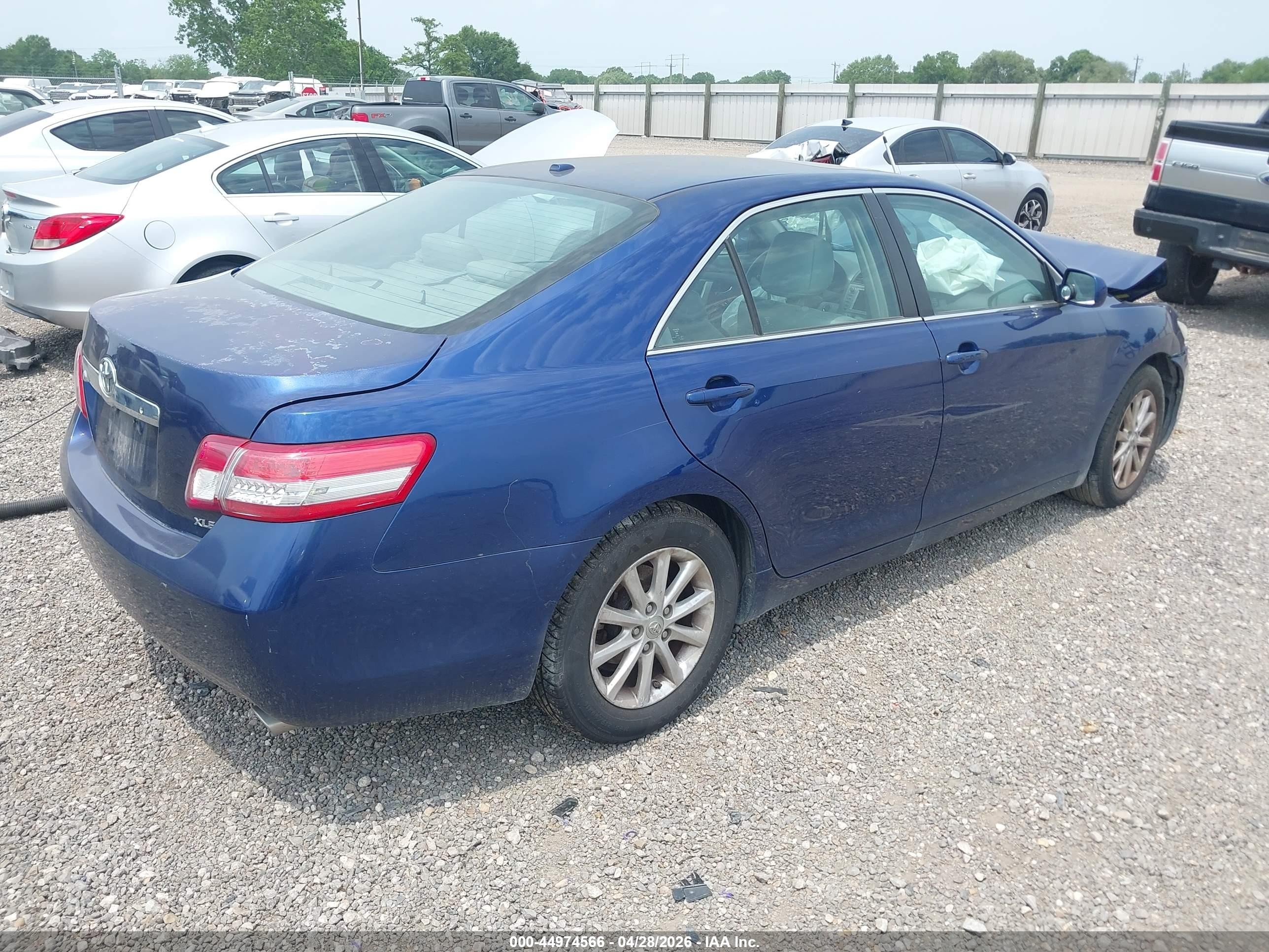 2011 Toyota Camry Xle V6 Синий vin: 4T1BK3EK3BU622937