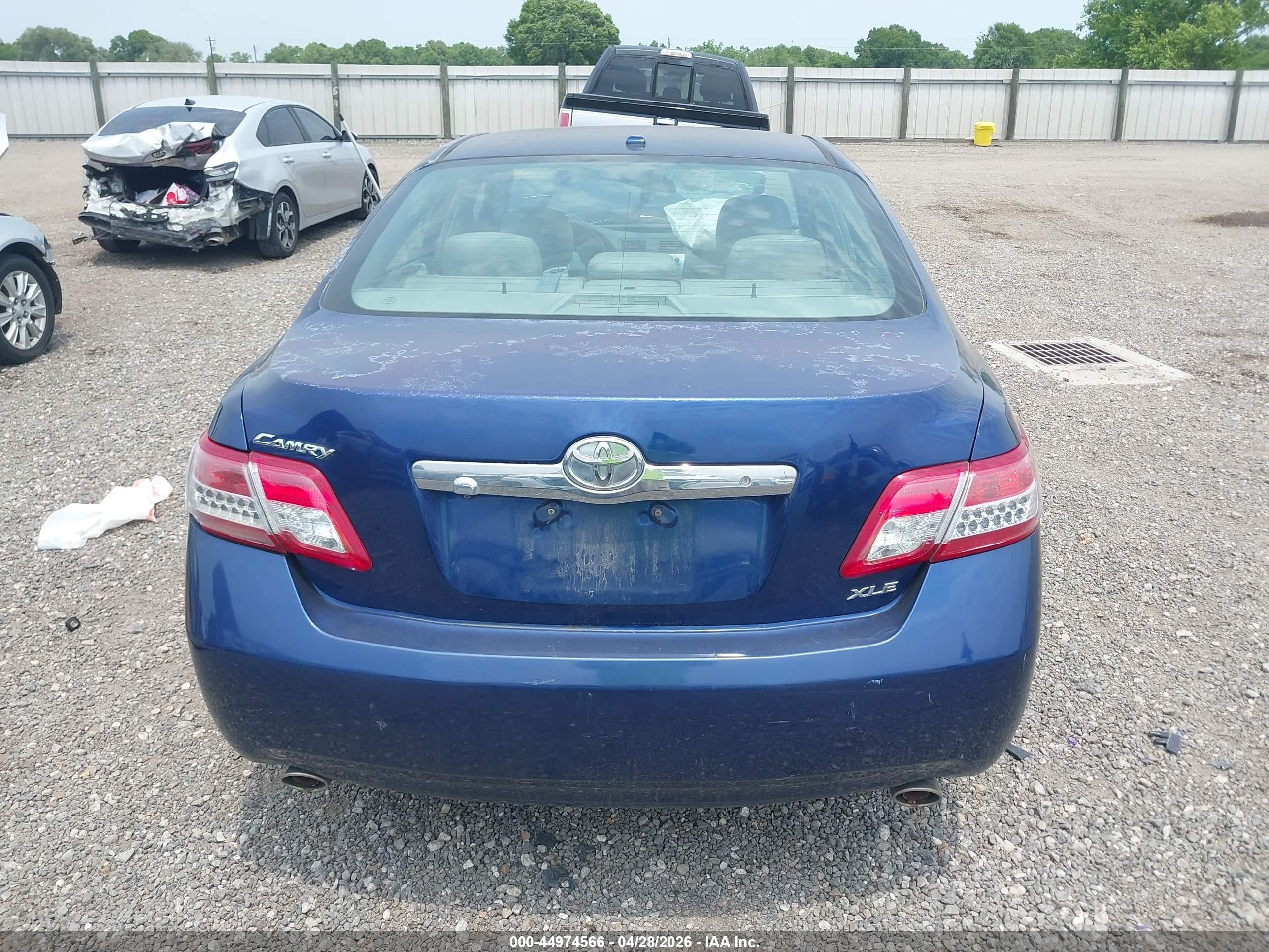 2011 Toyota Camry Xle V6 Синий vin: 4T1BK3EK3BU622937
