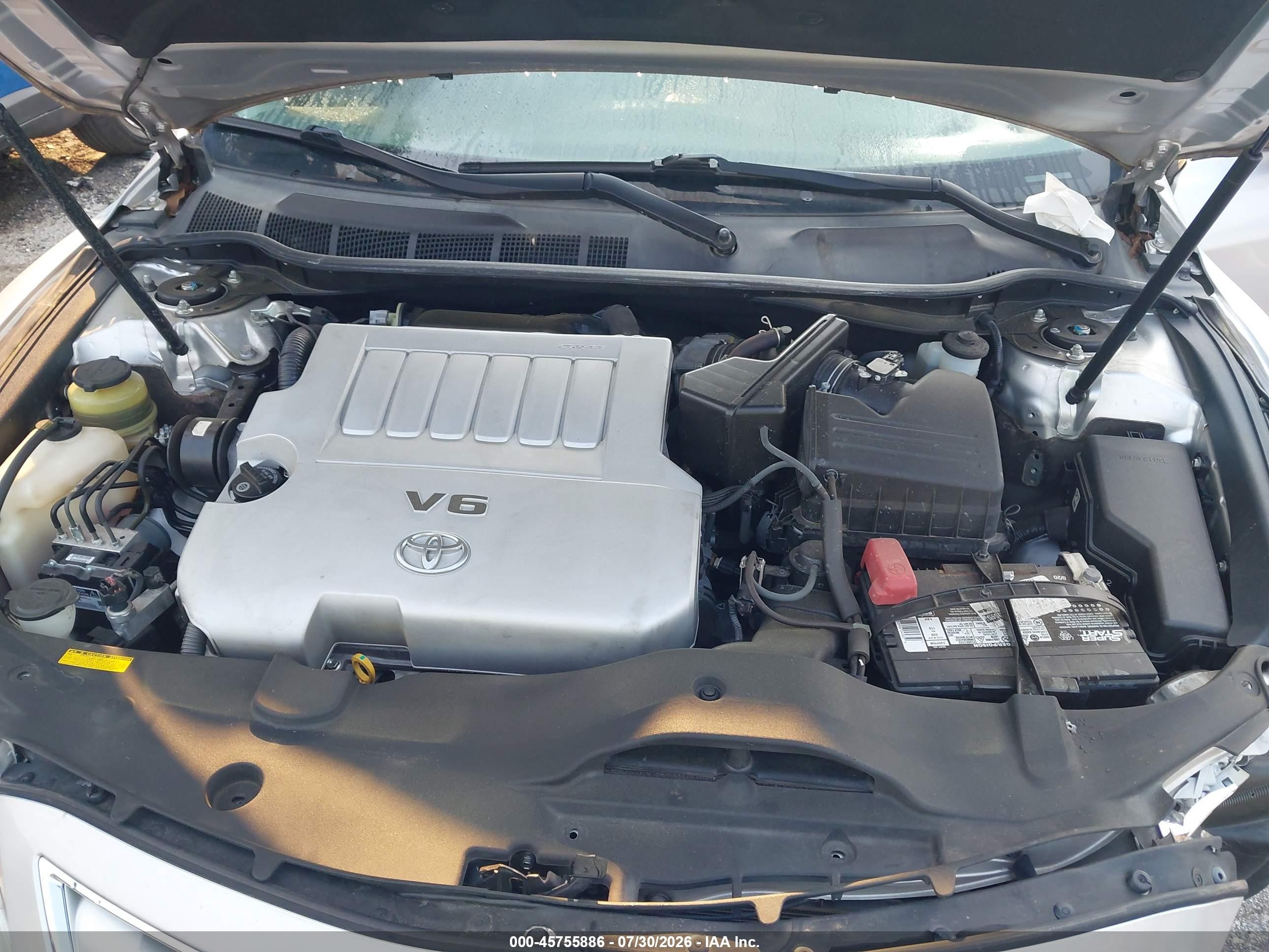 2010 Toyota Camry Le V6 Silver vin: 4T1BK3EK4AU598551