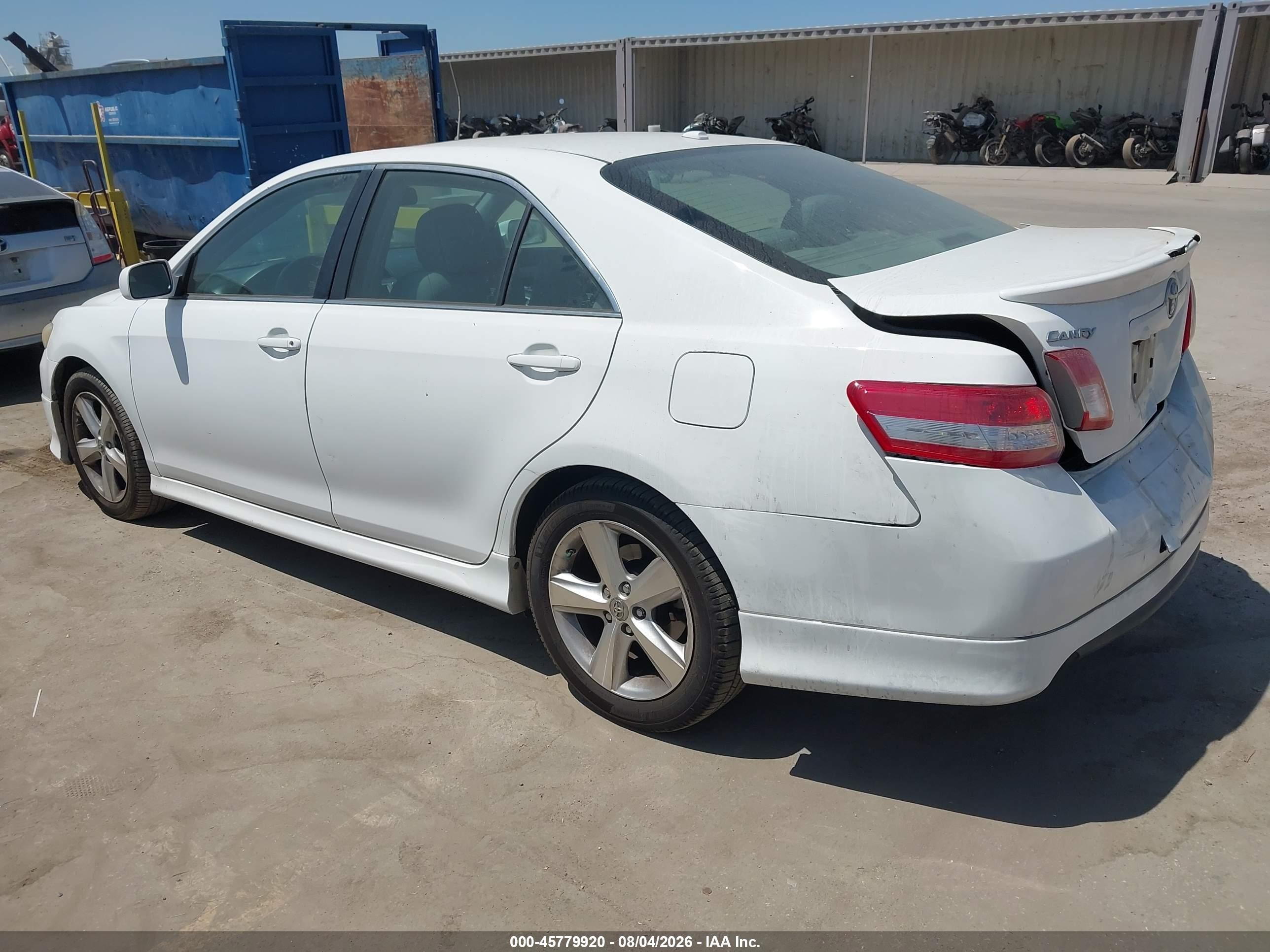 2010 Toyota Camry Se V6 Белый vin: 4T1BK3EK4AU607250