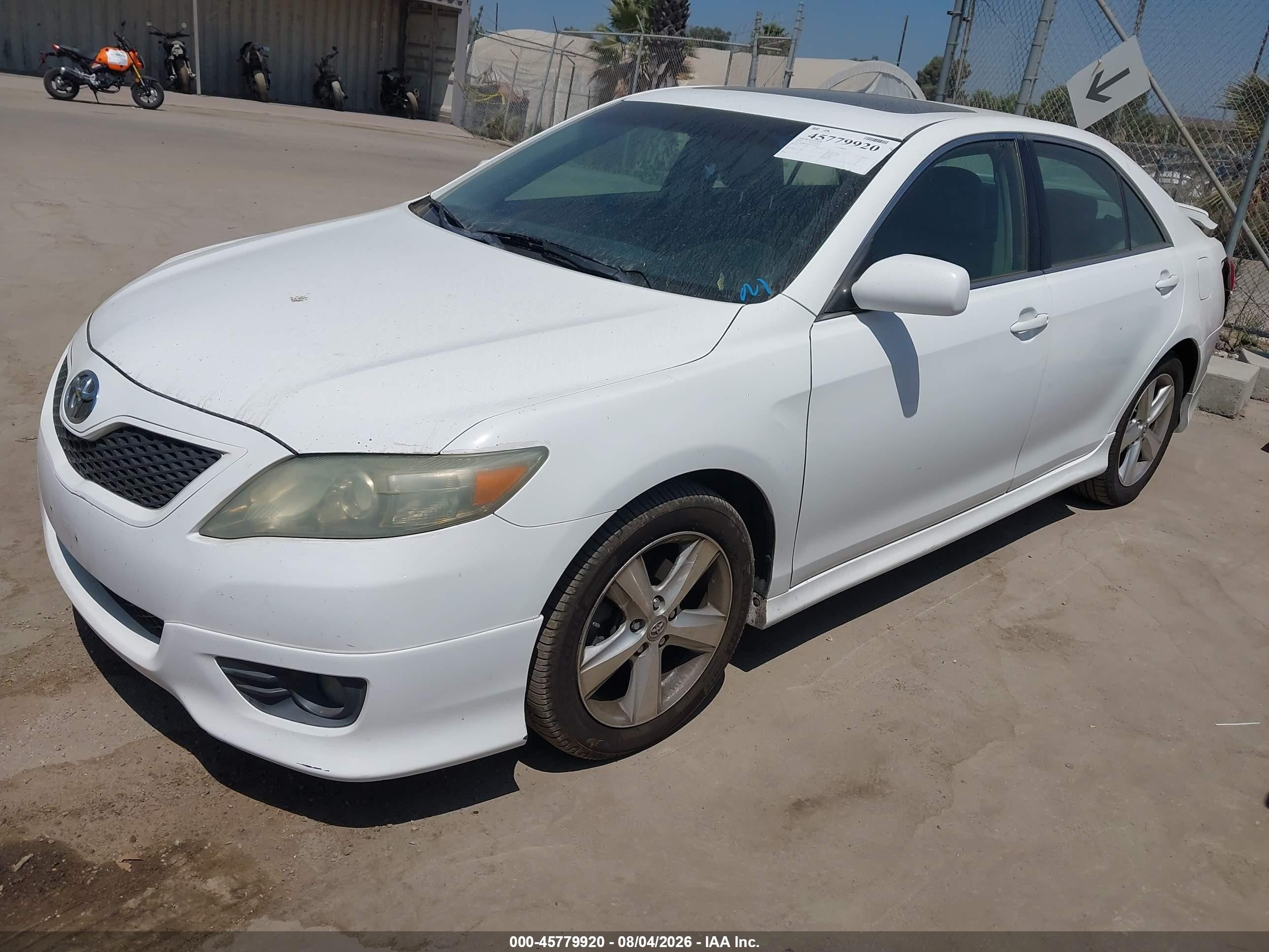 2010 Toyota Camry Se V6 Белый vin: 4T1BK3EK4AU607250