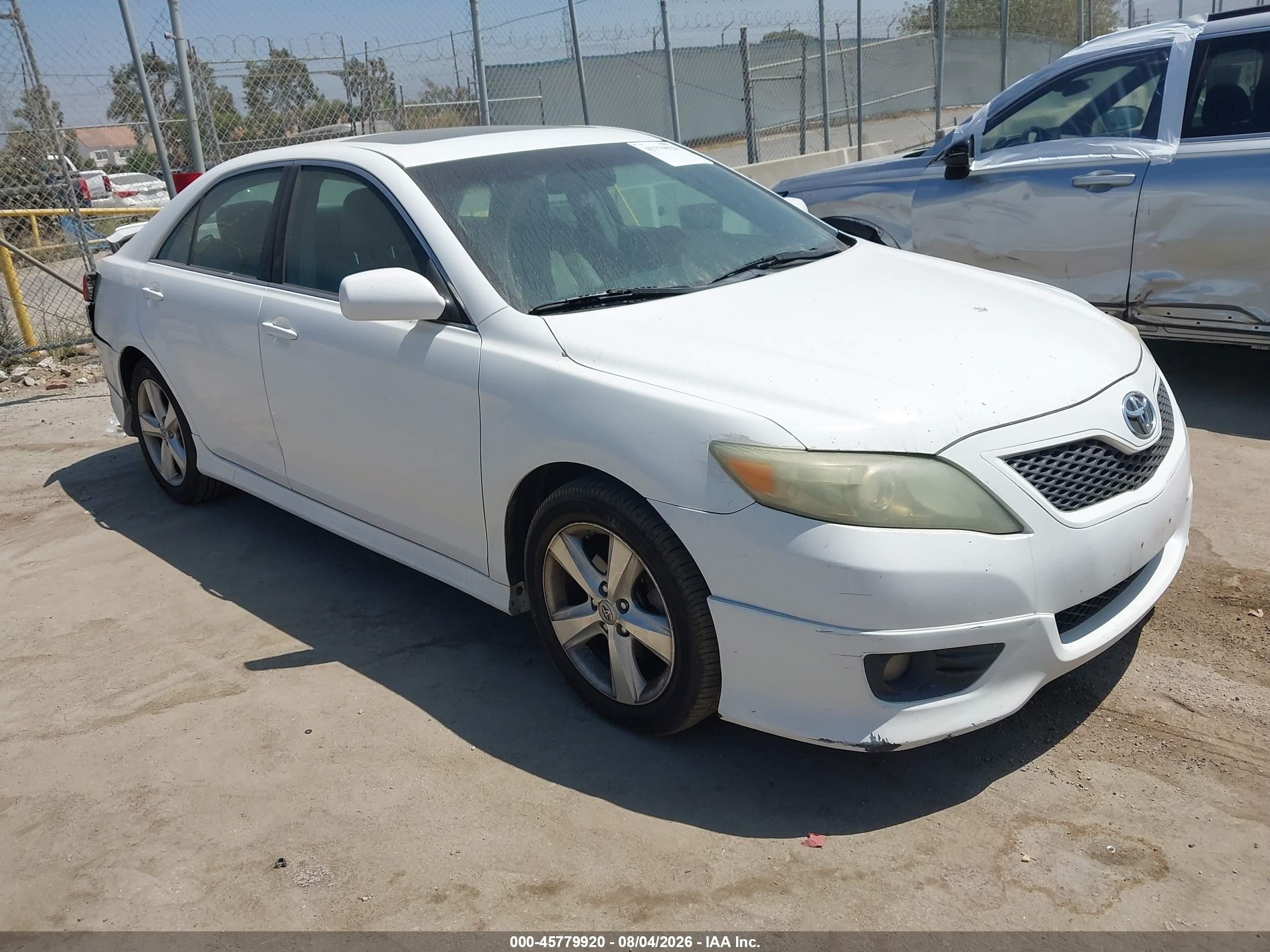 2010 Toyota Camry Se V6 Белый vin: 4T1BK3EK4AU607250