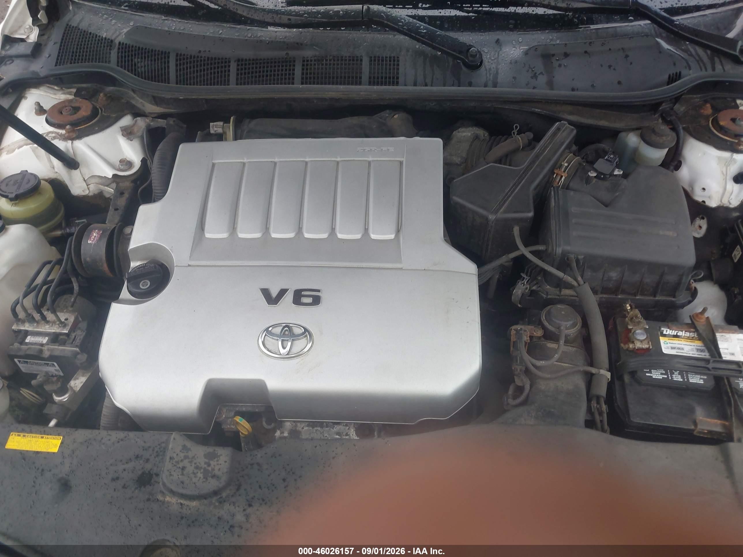 2010 Toyota Camry Le V6 White vin: 4T1BK3EK4AU607961