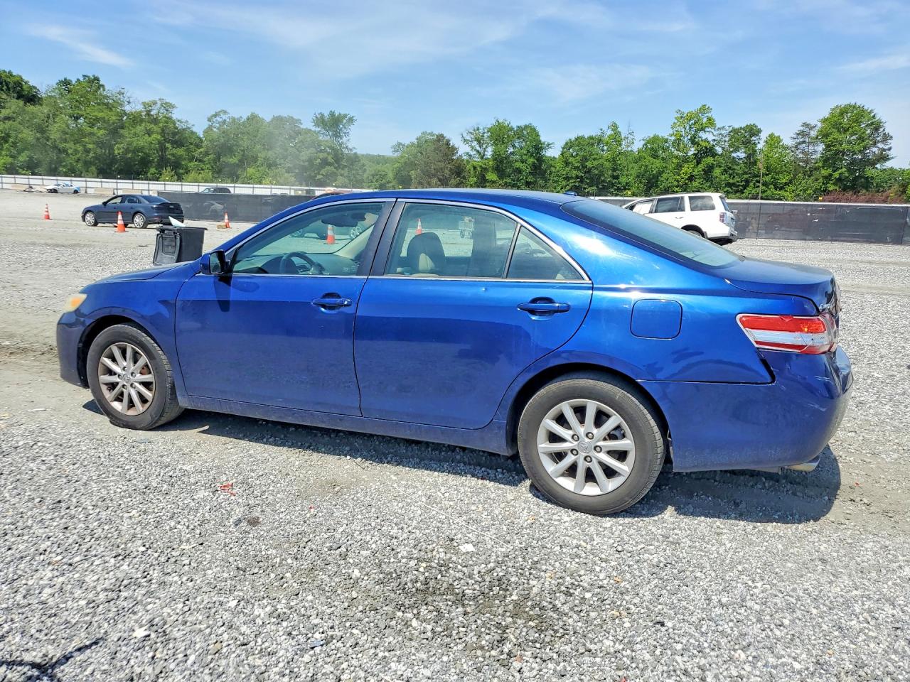 2010 Toyota Camry Xle V6 Blue vin: 4T1BK3EK4AU609404