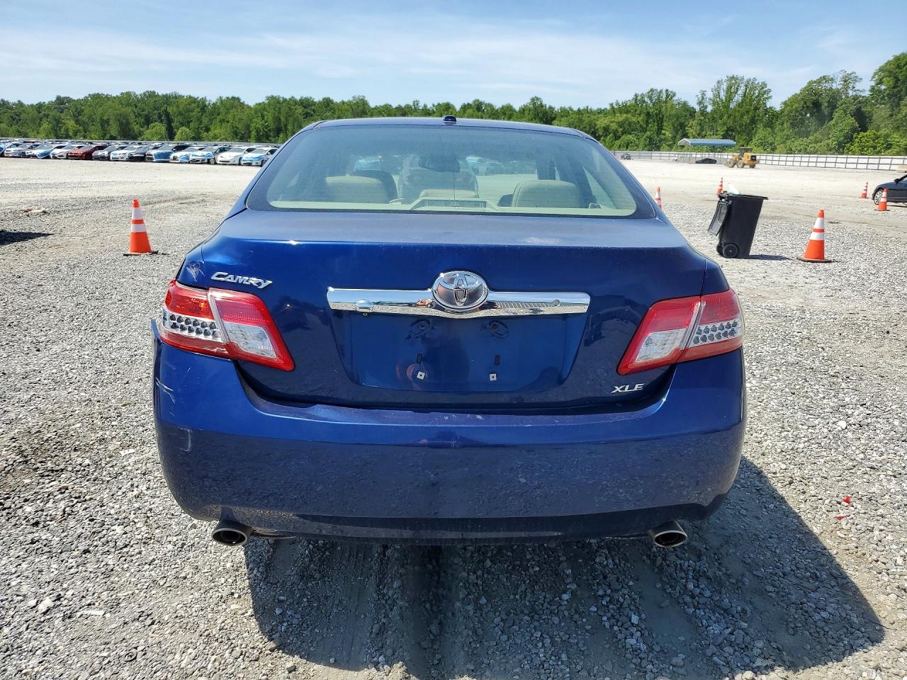 2010 Toyota Camry Xle V6 Blue vin: 4T1BK3EK4AU609404