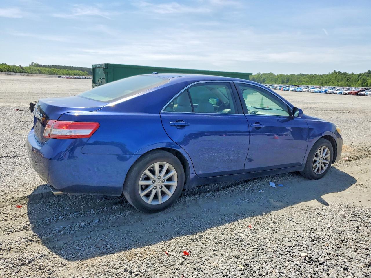 2010 Toyota Camry Xle V6 Blue vin: 4T1BK3EK4AU609404