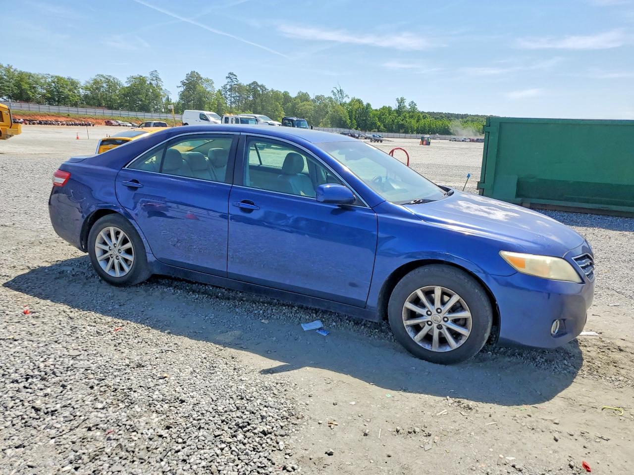 2010 Toyota Camry Xle V6 Blue vin: 4T1BK3EK4AU609404