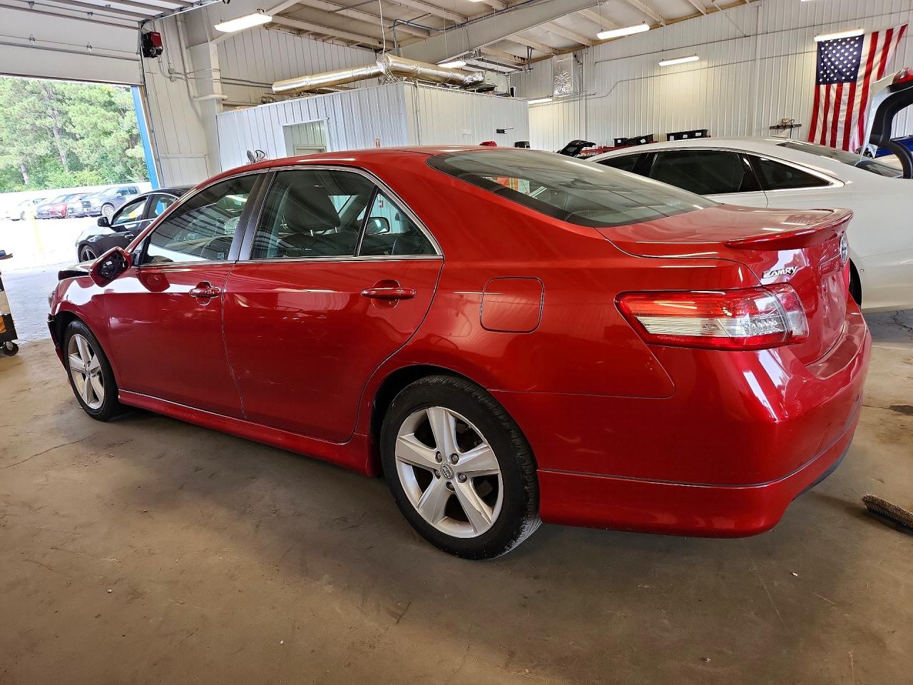2011 Toyota Camry Se V6 Red vin: 4T1BK3EK4BU122589