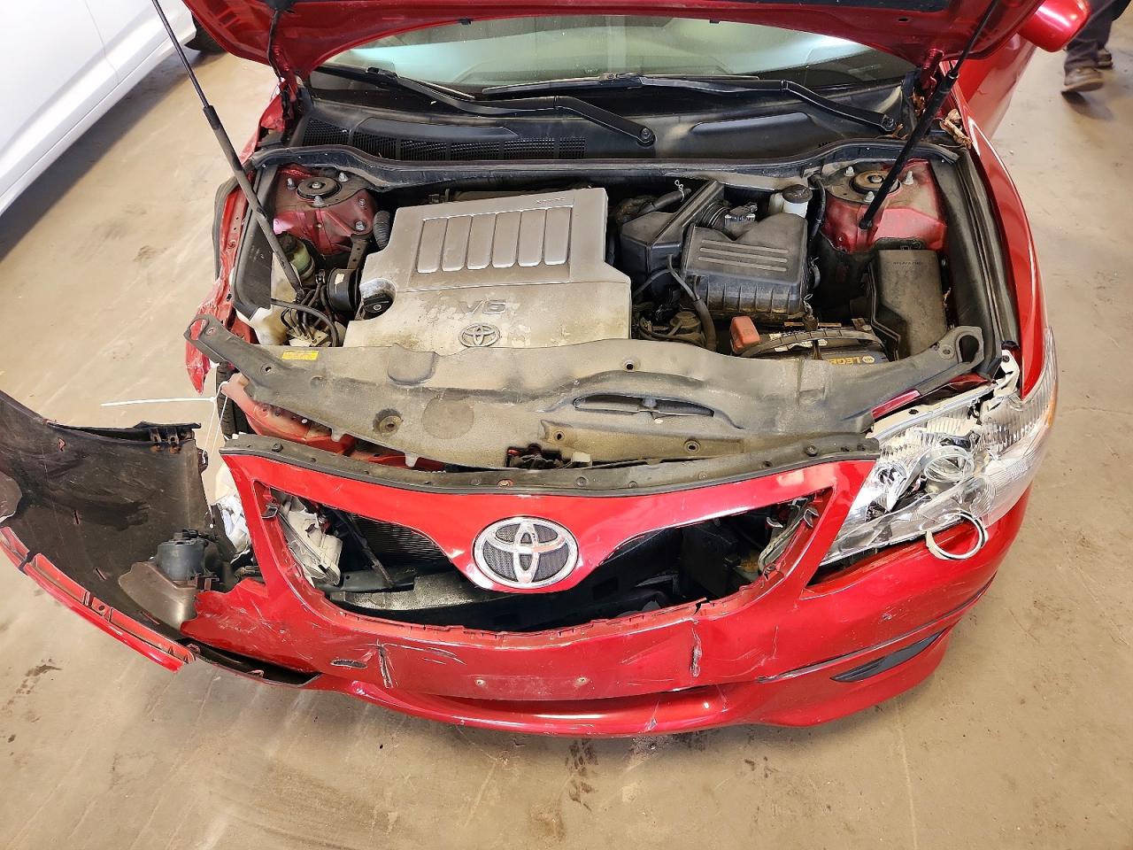 2011 Toyota Camry Se V6 Red vin: 4T1BK3EK4BU122589
