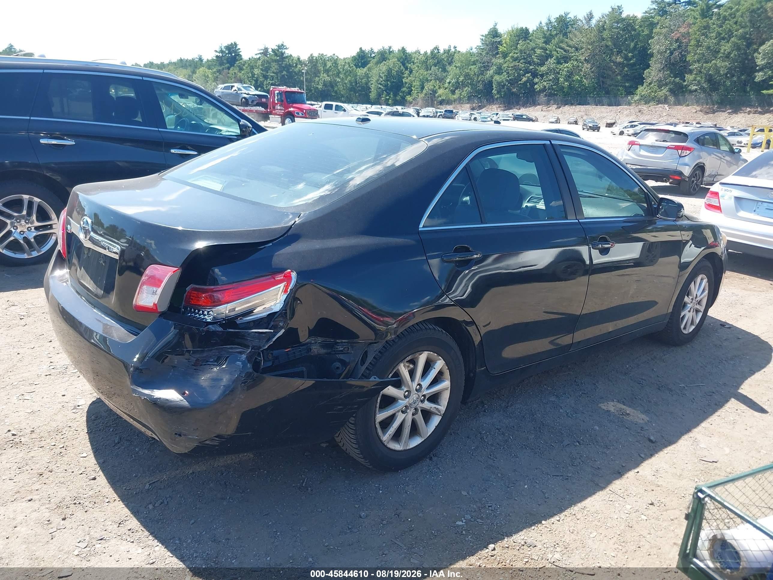 2011 Toyota Camry Xle V6 Черный vin: 4T1BK3EK4BU123421
