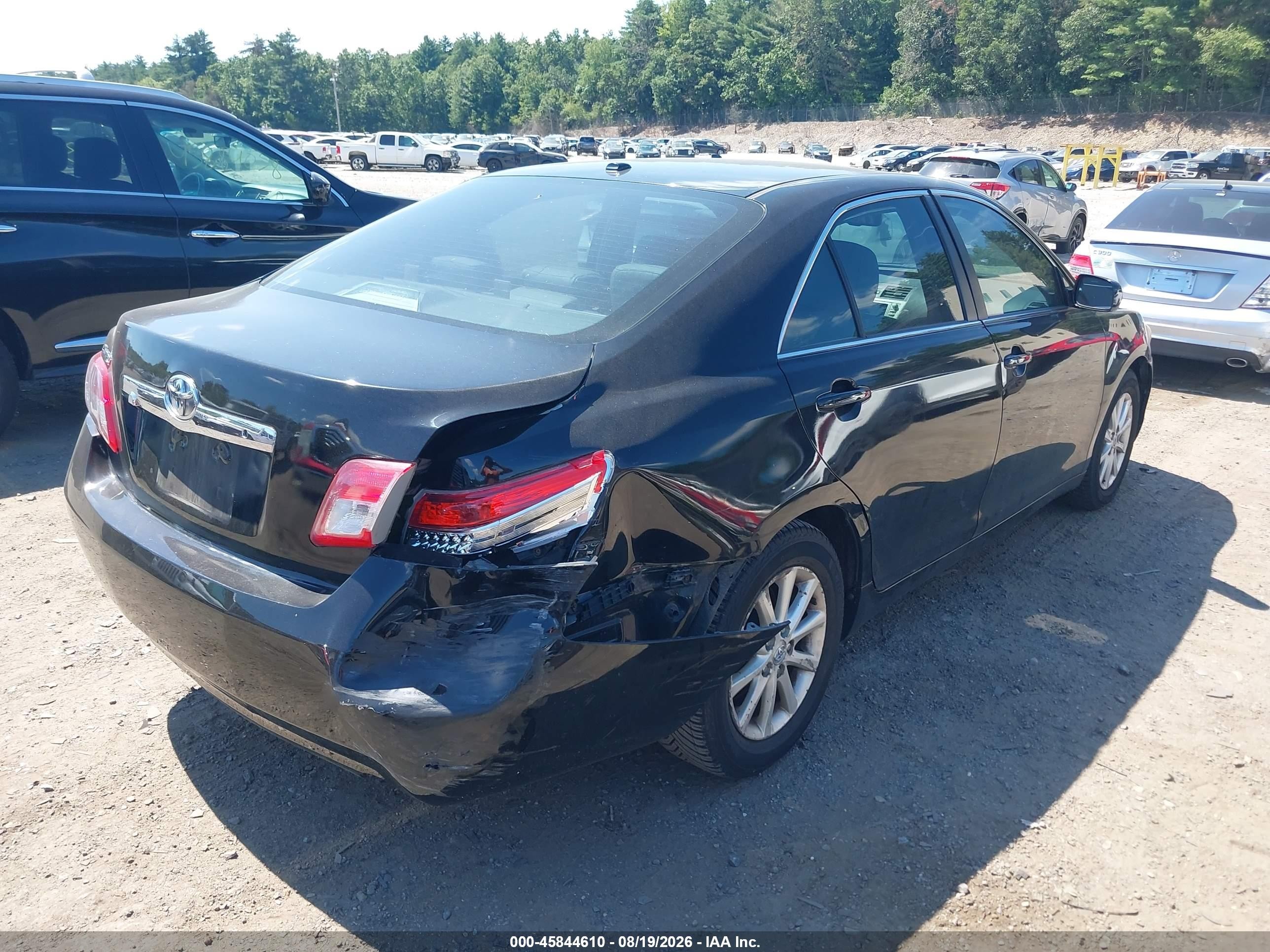 2011 Toyota Camry Xle V6 Черный vin: 4T1BK3EK4BU123421