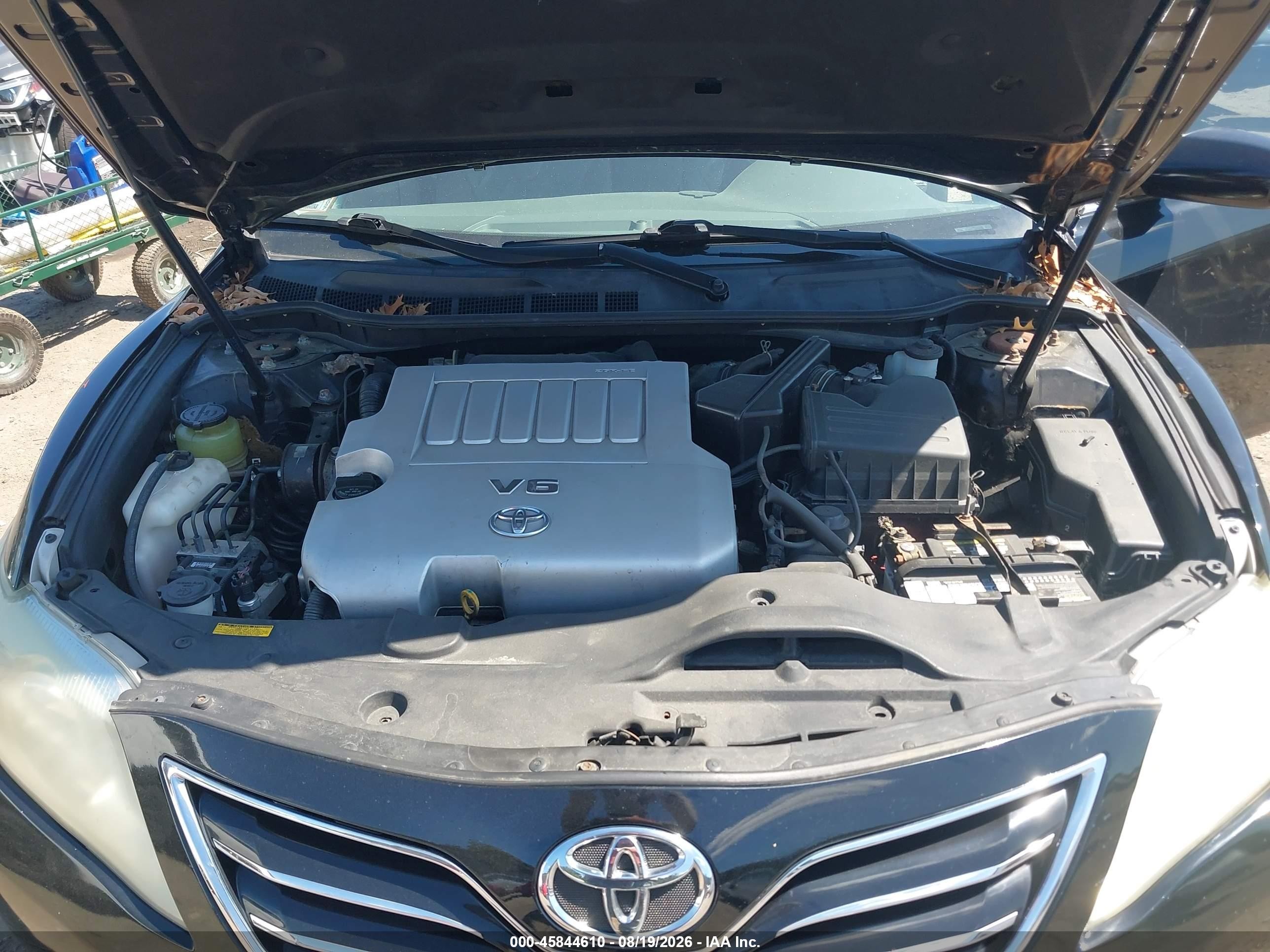 2011 Toyota Camry Xle V6 Черный vin: 4T1BK3EK4BU123421