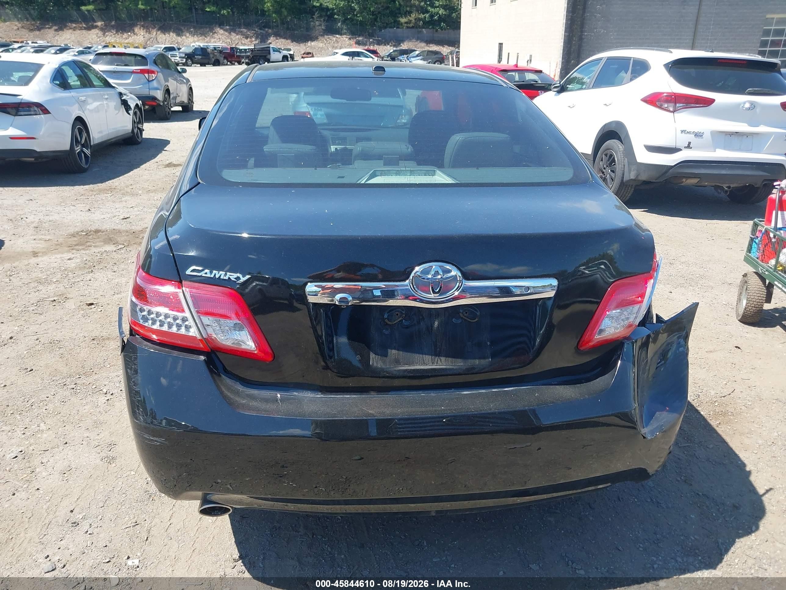 2011 Toyota Camry Xle V6 Черный vin: 4T1BK3EK4BU123421